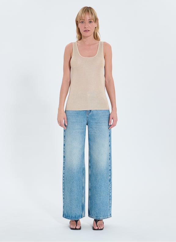 Pull champagne fluide - nowels Jaune by ZAPA ZAPA Pull champagne fluide - nowels Jaune