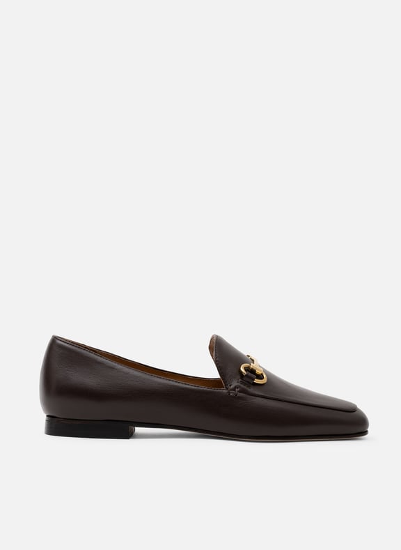 Mocassins julio en nappa Marron by PARALLELE PARALLELE Mocassins julio en nappa Marron