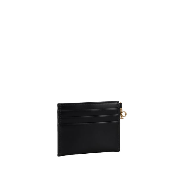Calvin Klein Porte-cartes En Cuir In Black