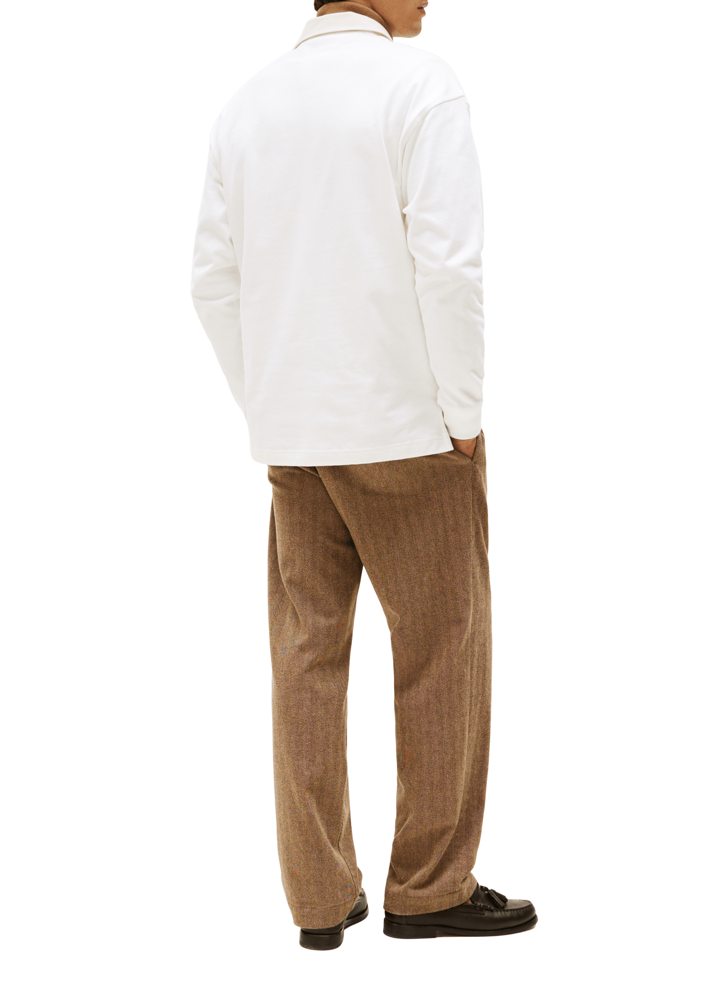 Cotton Varsity Polo TOMMY HILFIGER White