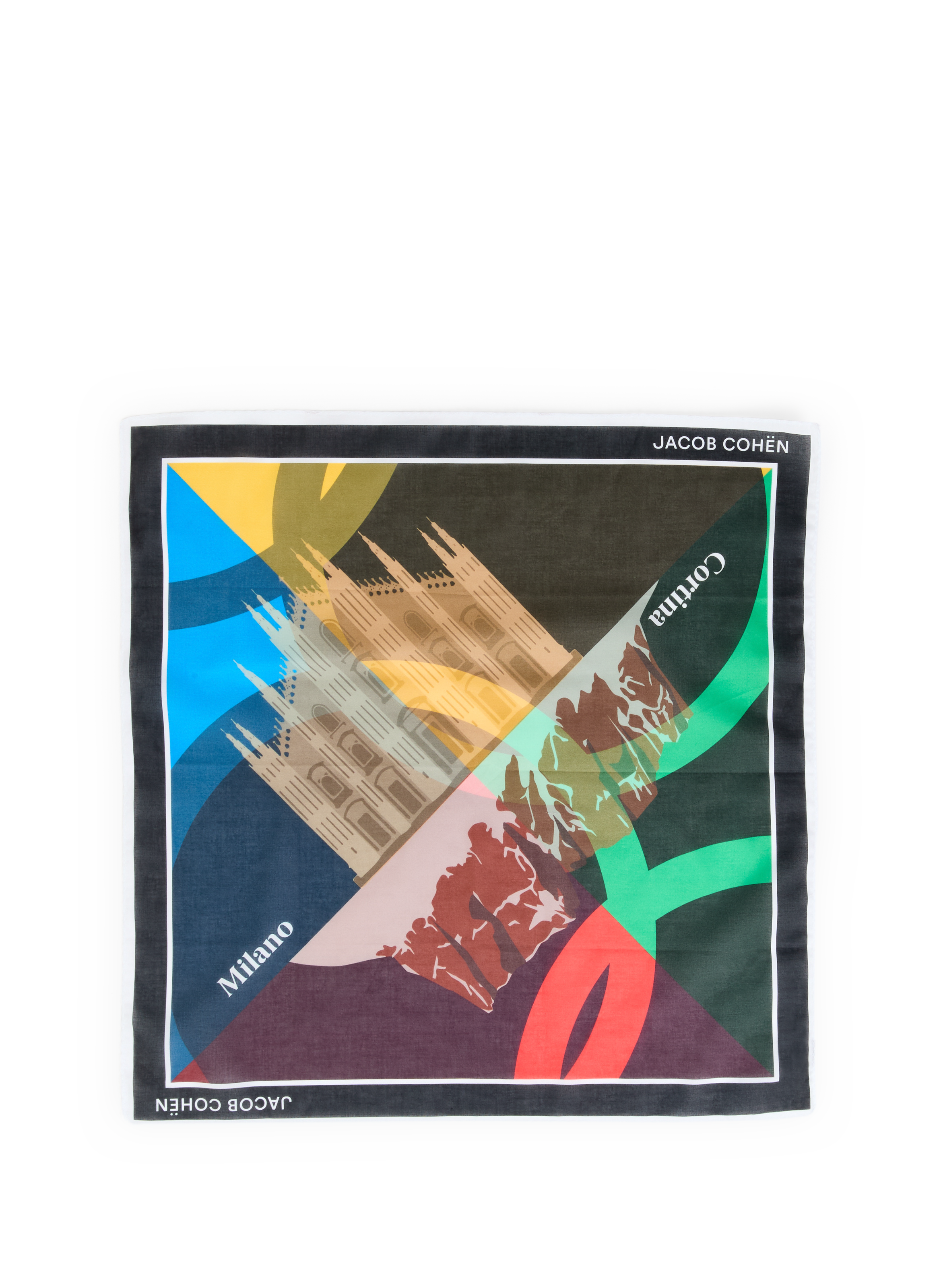 Jean slim en coton mélangé JACOB COHEN Bleu