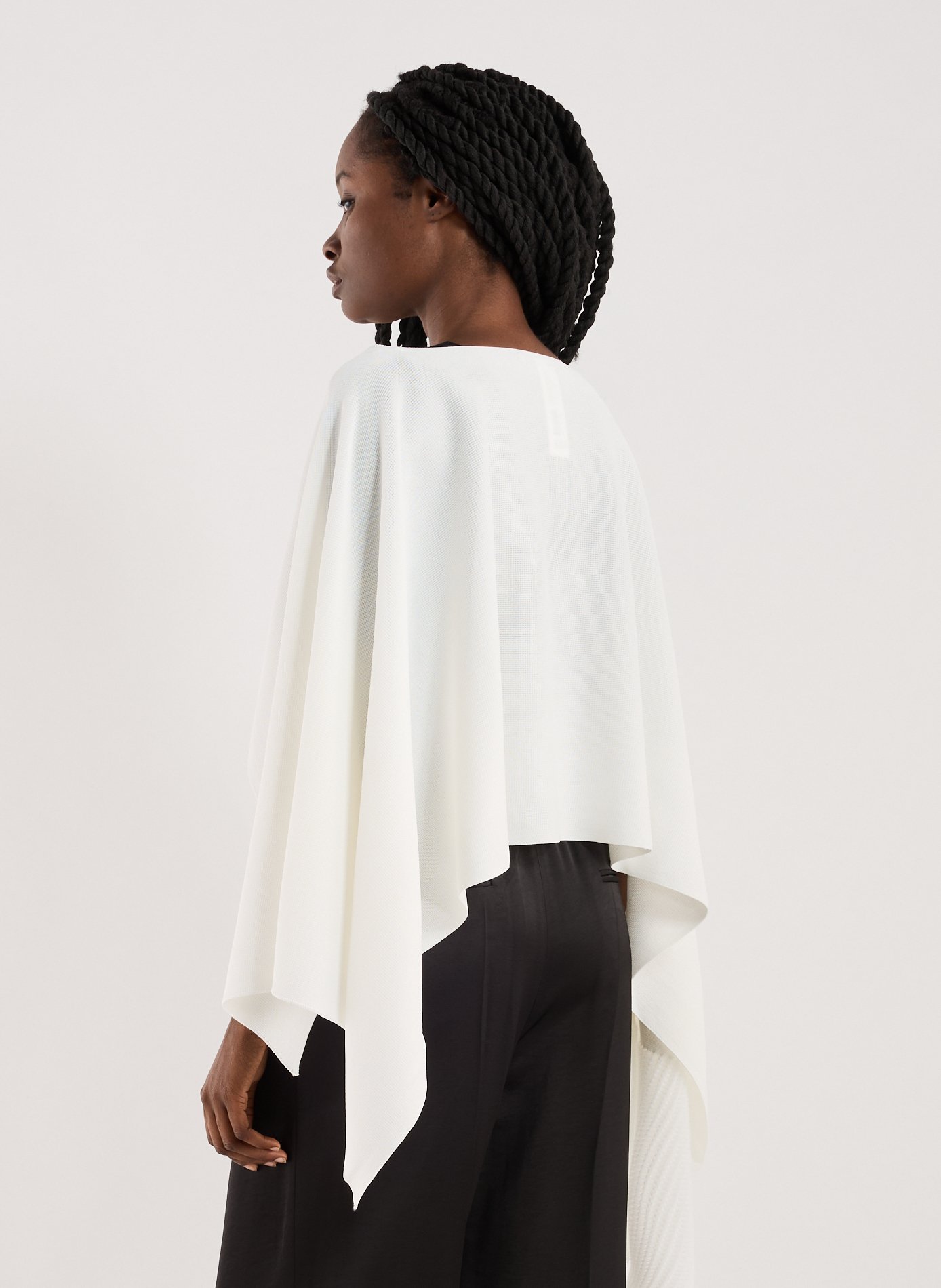 Cape assymétrique ADOLFO DOMINGUEZ Beige