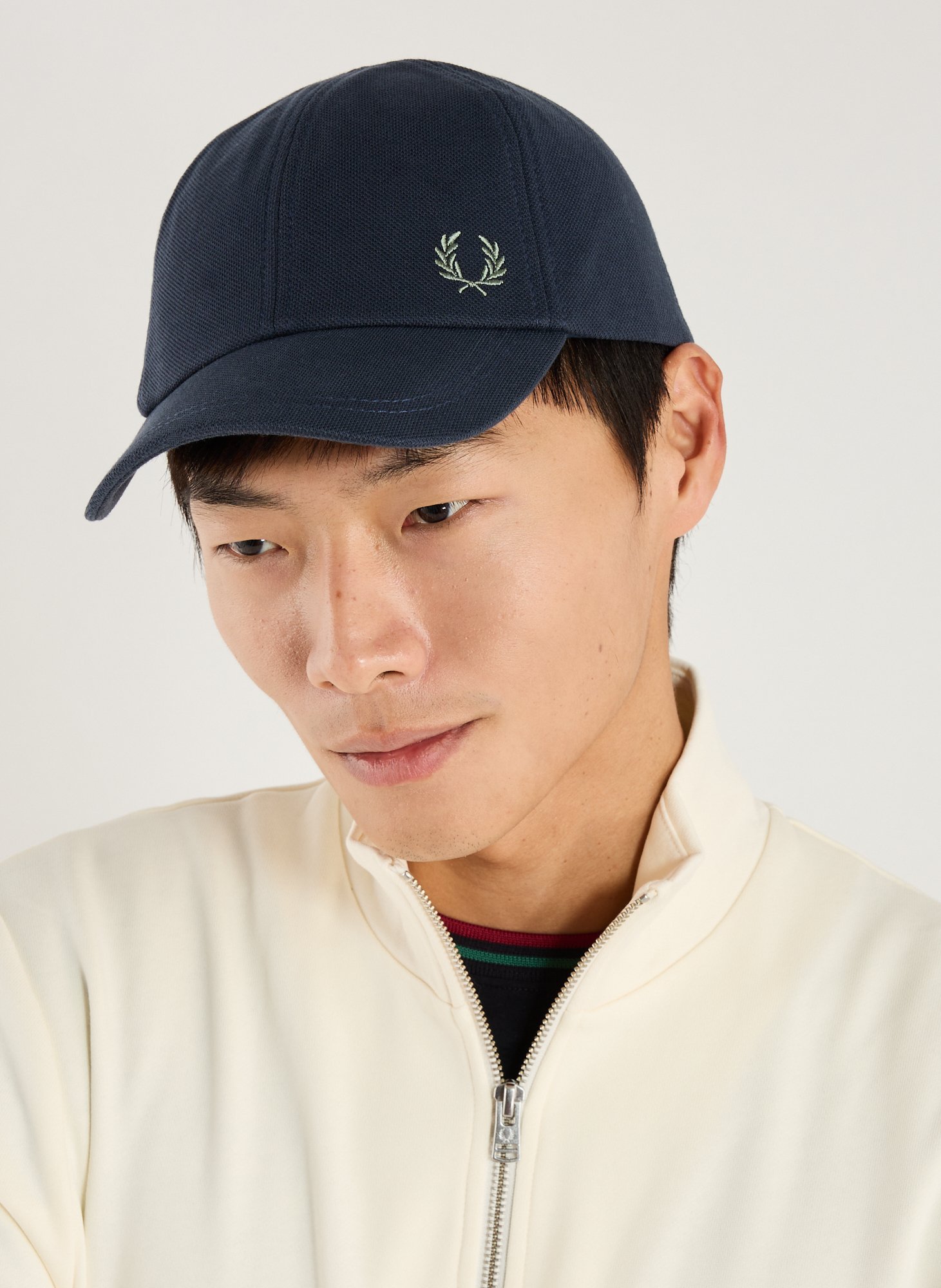 Casquette en coton FRED PERRY Bleu