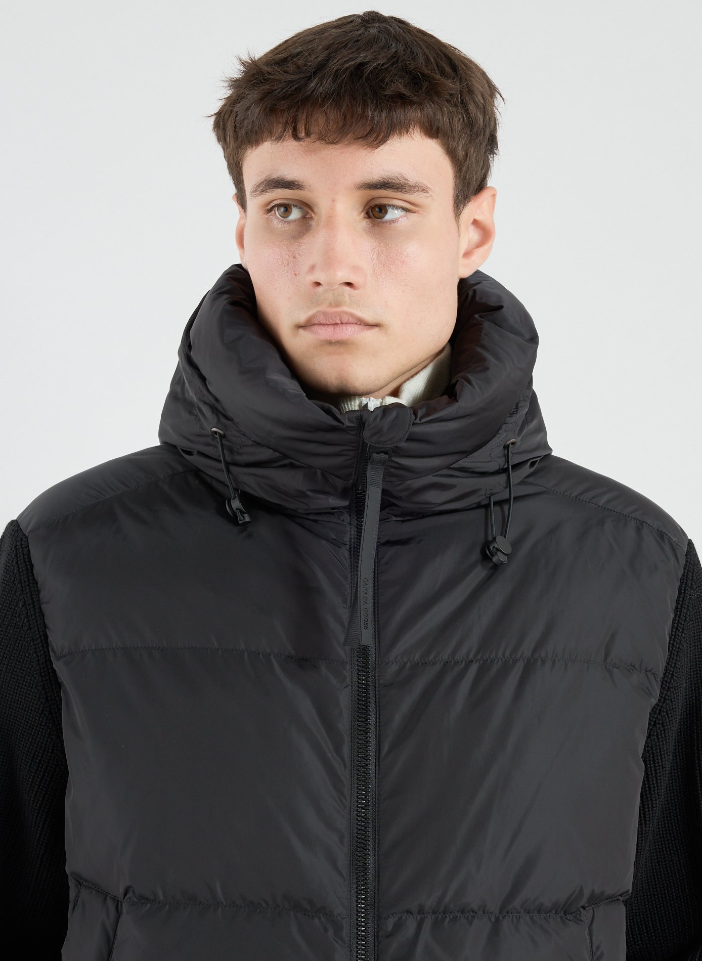 Sweat zippé à capuche CANADA GOOSE Noir
