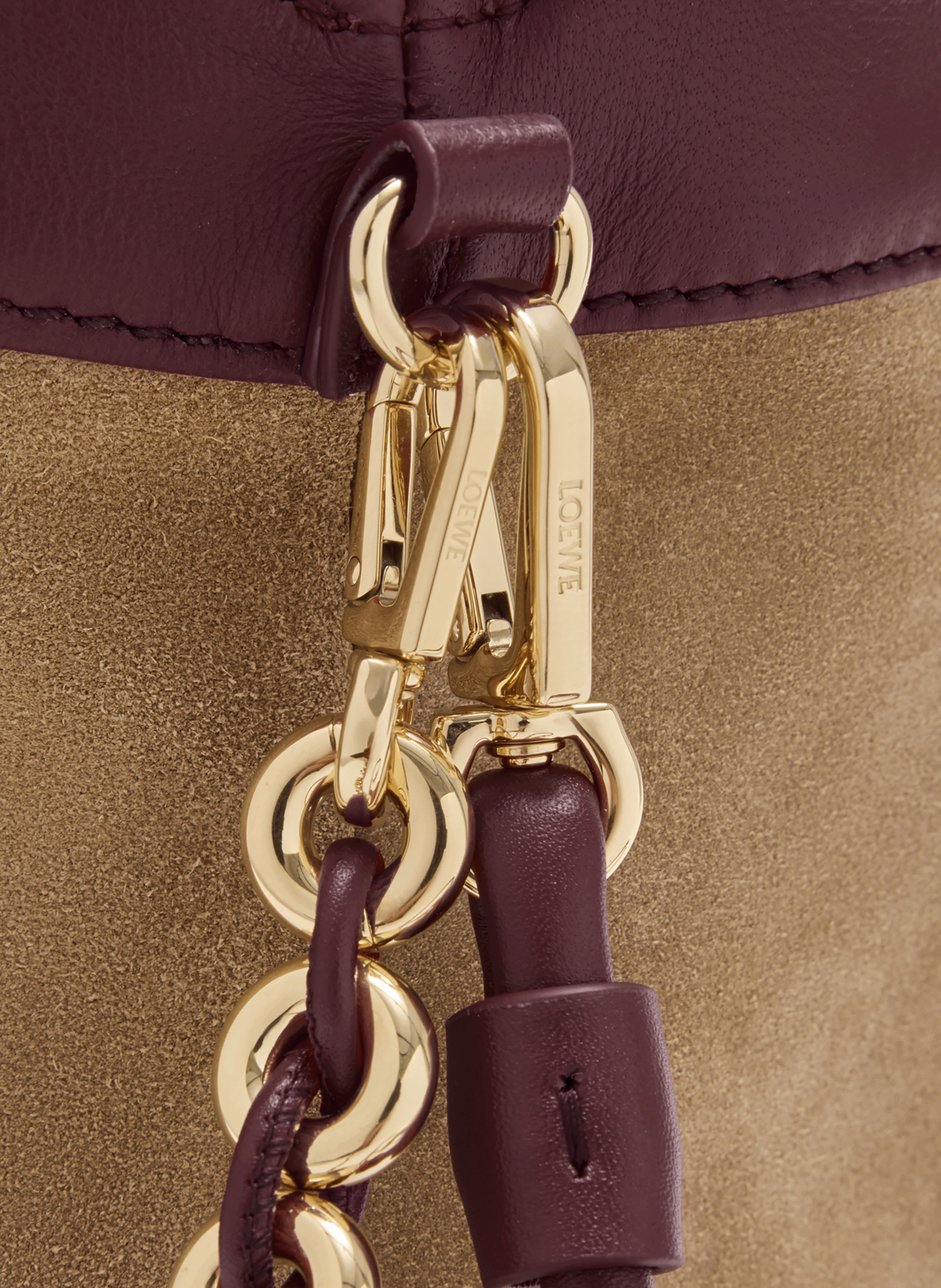 Flamenco Medium Leather Purse LOEWE Red