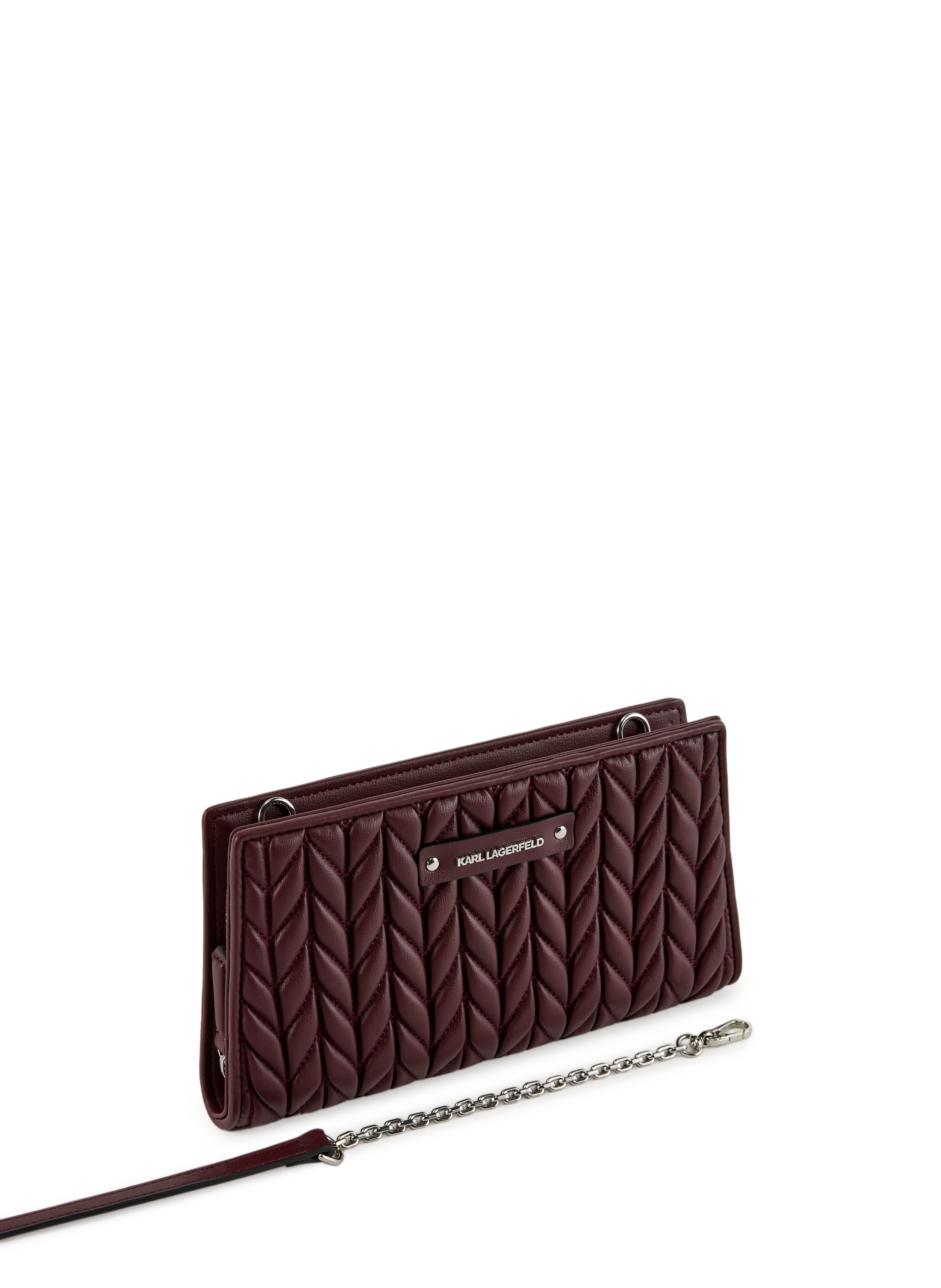 Quilted wallet KARL LAGERFELD Red