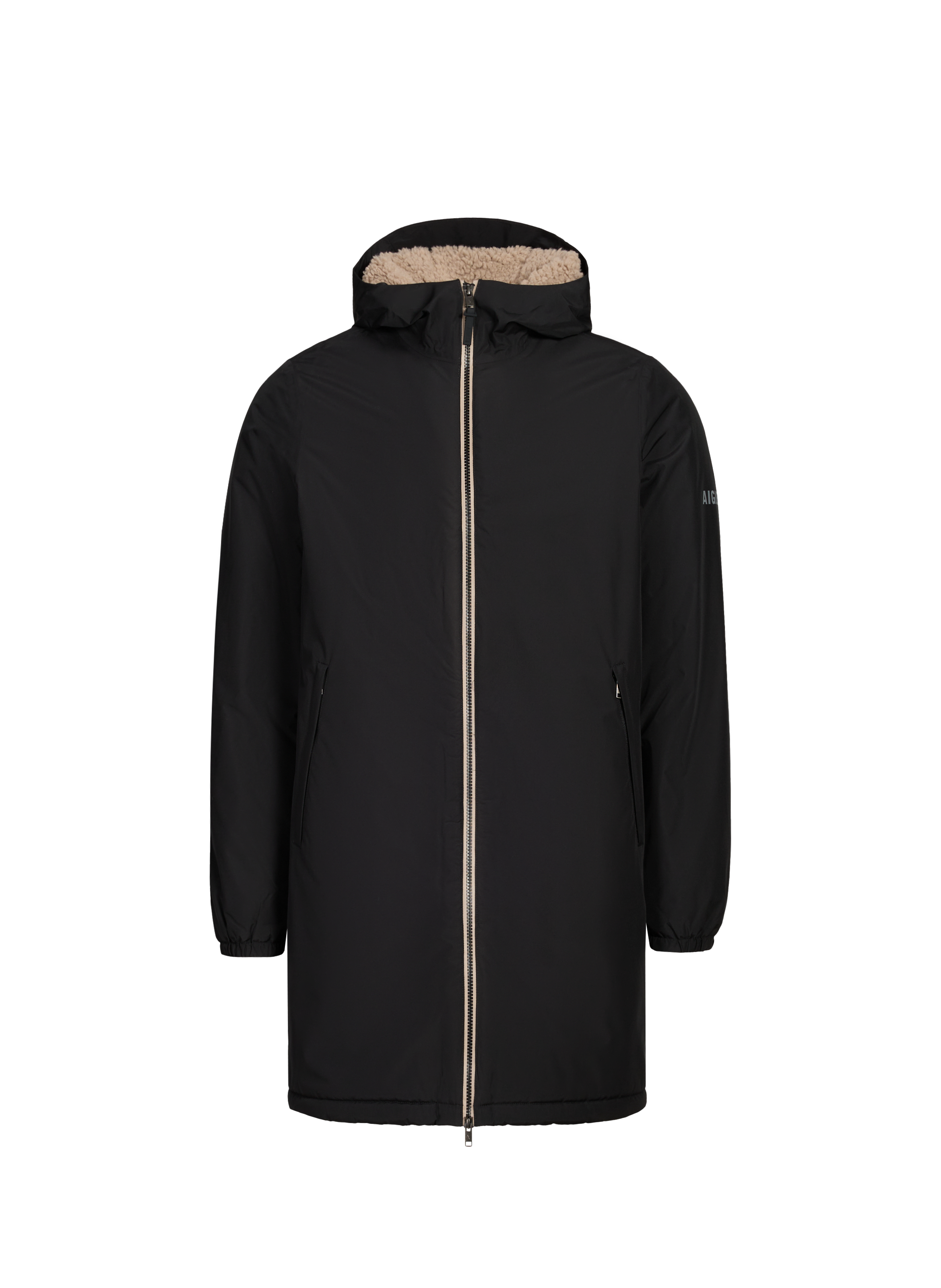 Mid-length jacket Black by AIGLE AIGLE Mid-length jacket Black