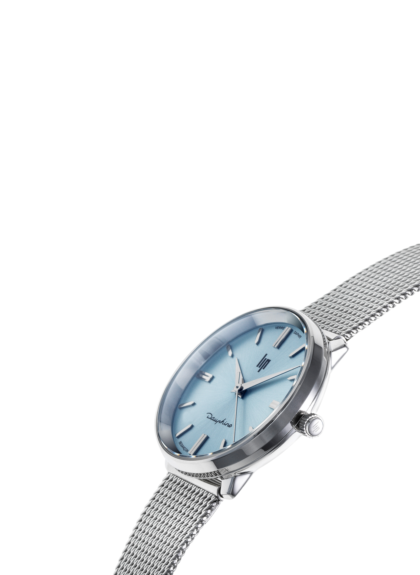 Montre quartz Dauphine en acier inoxydable LIP Blue