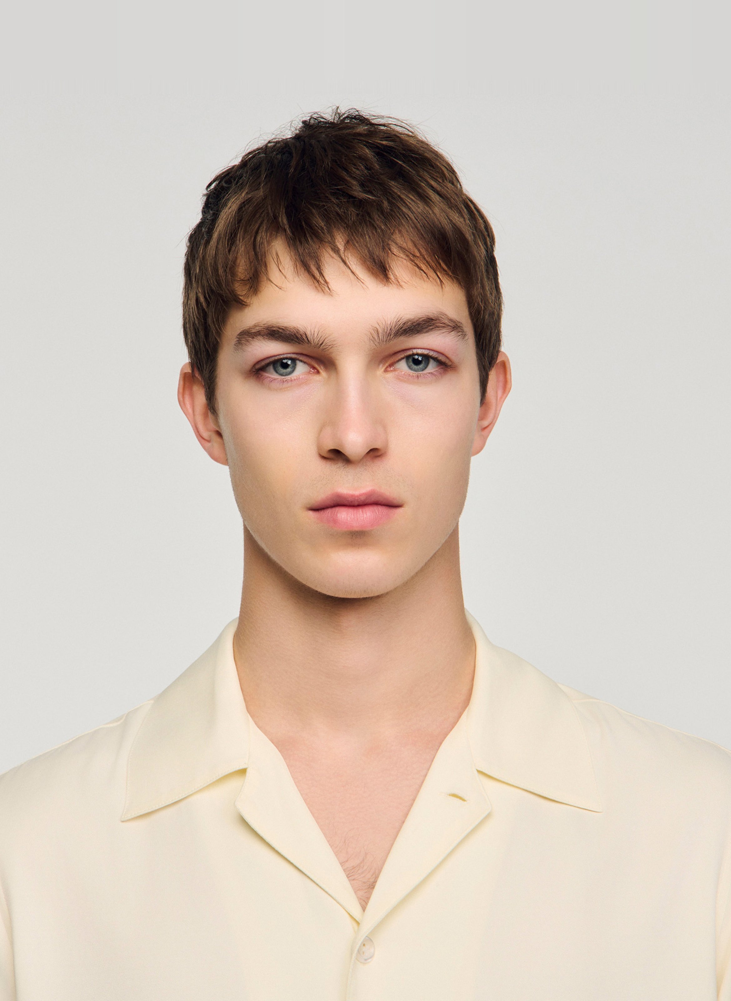 Chemise fluide regular-fit Blanc