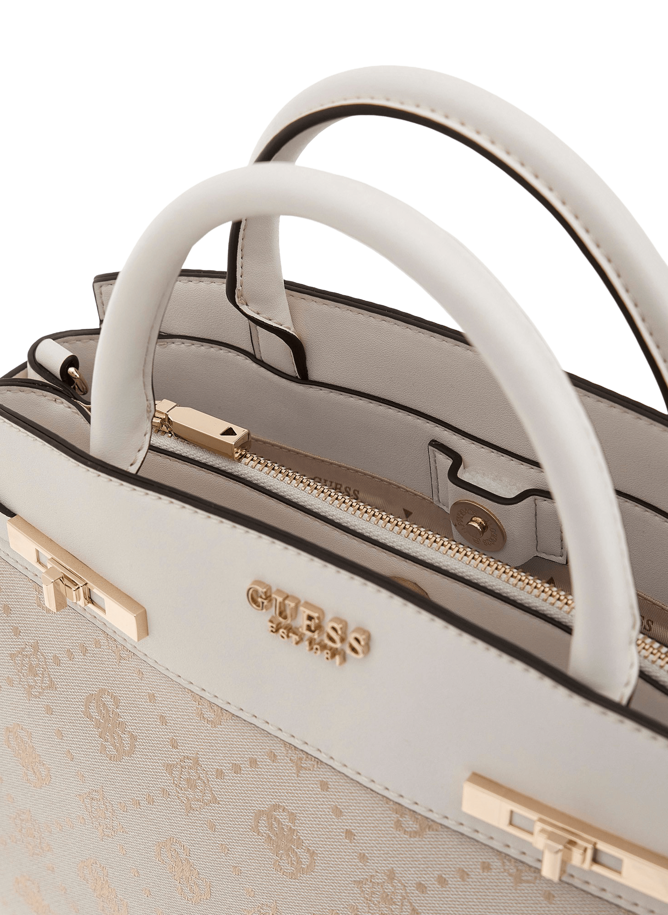 Melinda printed handbag GUESS Beige