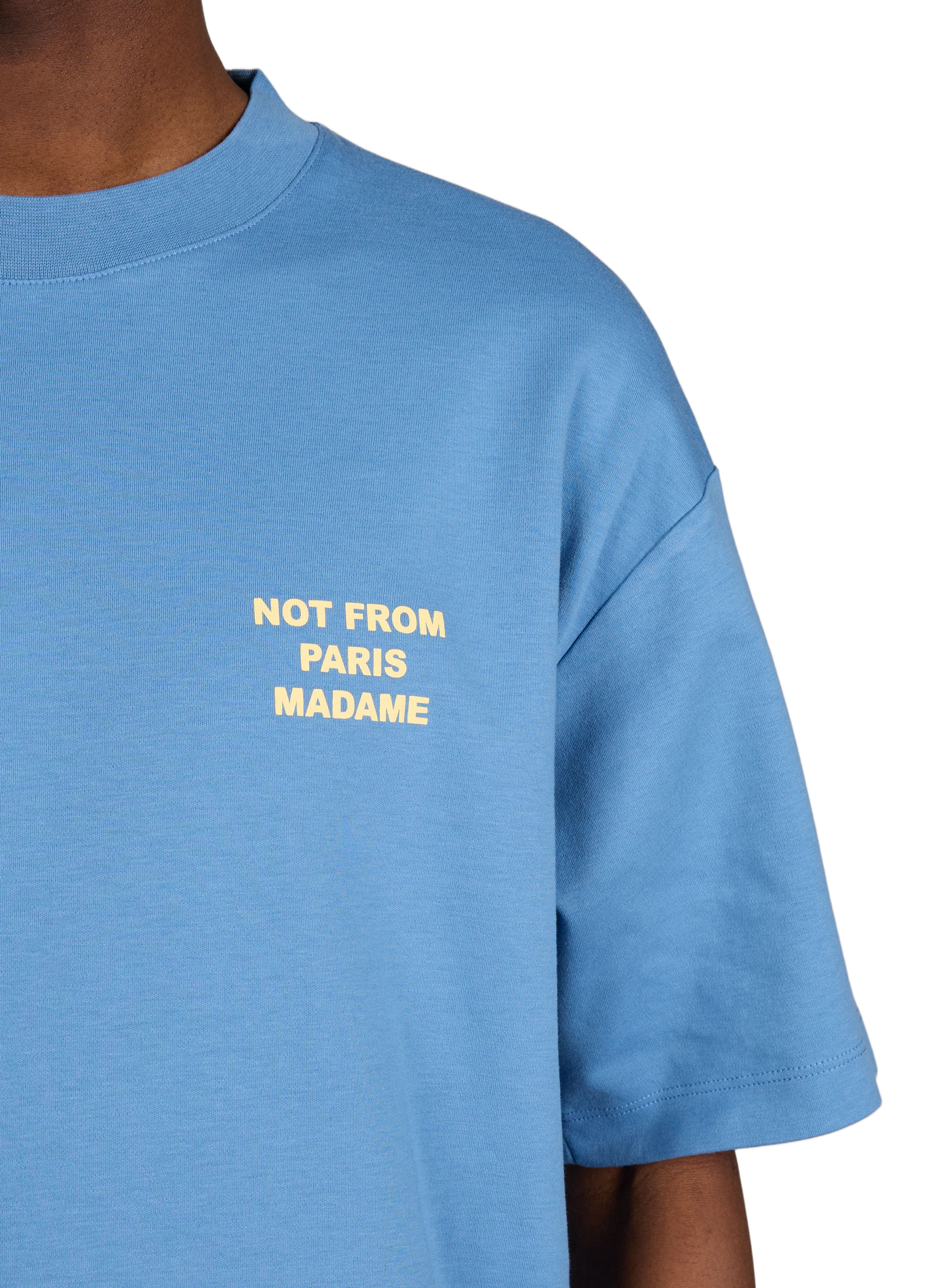 T-shirt en coton DROLE DE MONSIEUR Bleu