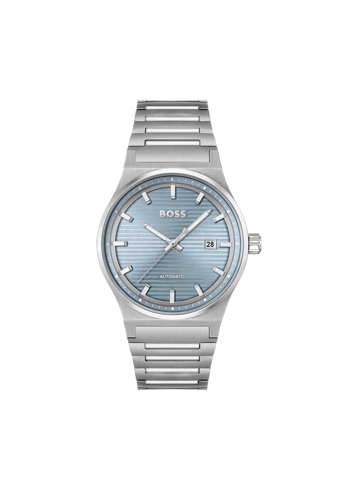 Monte automatique Candor Auto en acier inoxydable BOSS MONTRES Bleu