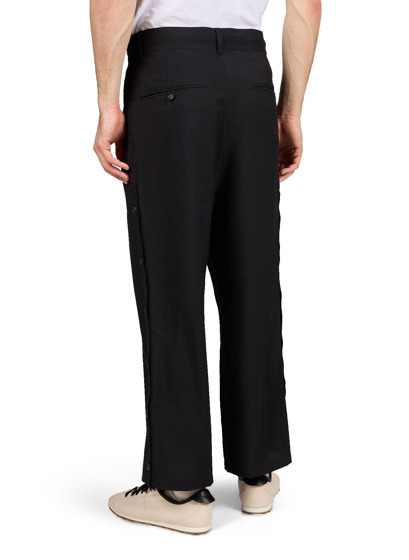 Night blue trousers - The Air Uniform WANSIE Black