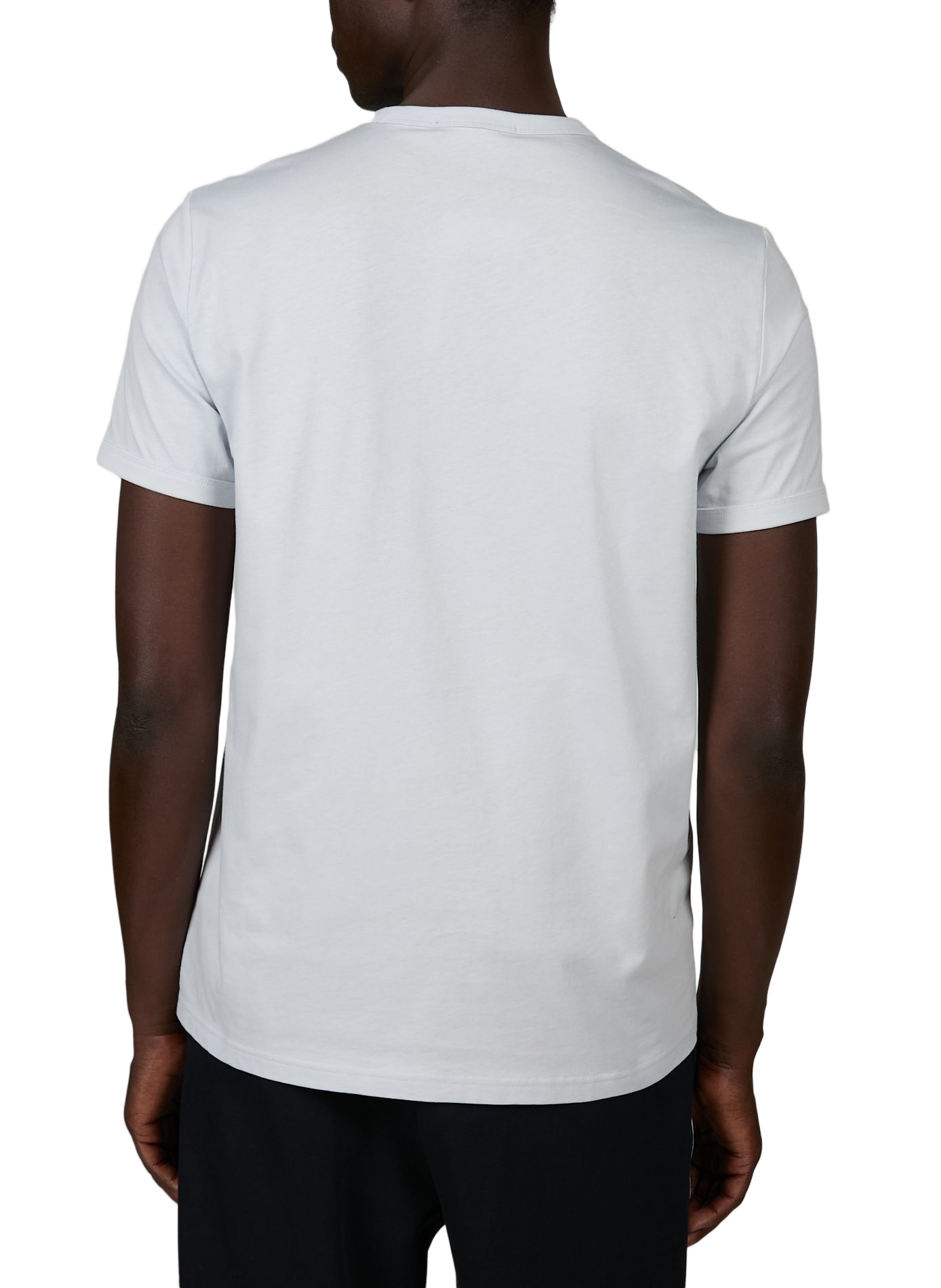 T-shirt à col rond en coton FRED PERRY Bleu