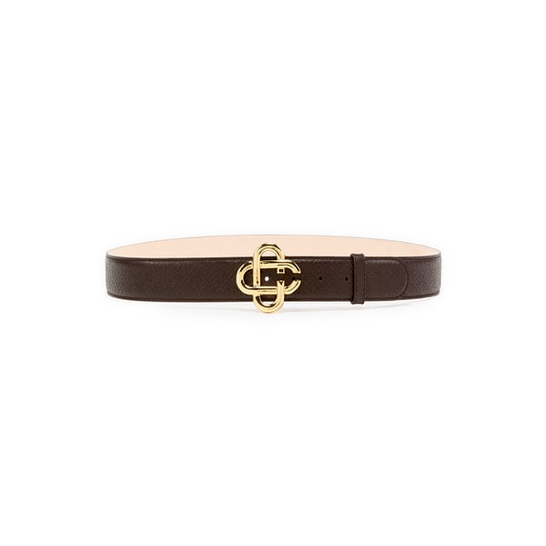 Ceinture monogramme en cuit Ceinture monogramme en cuit