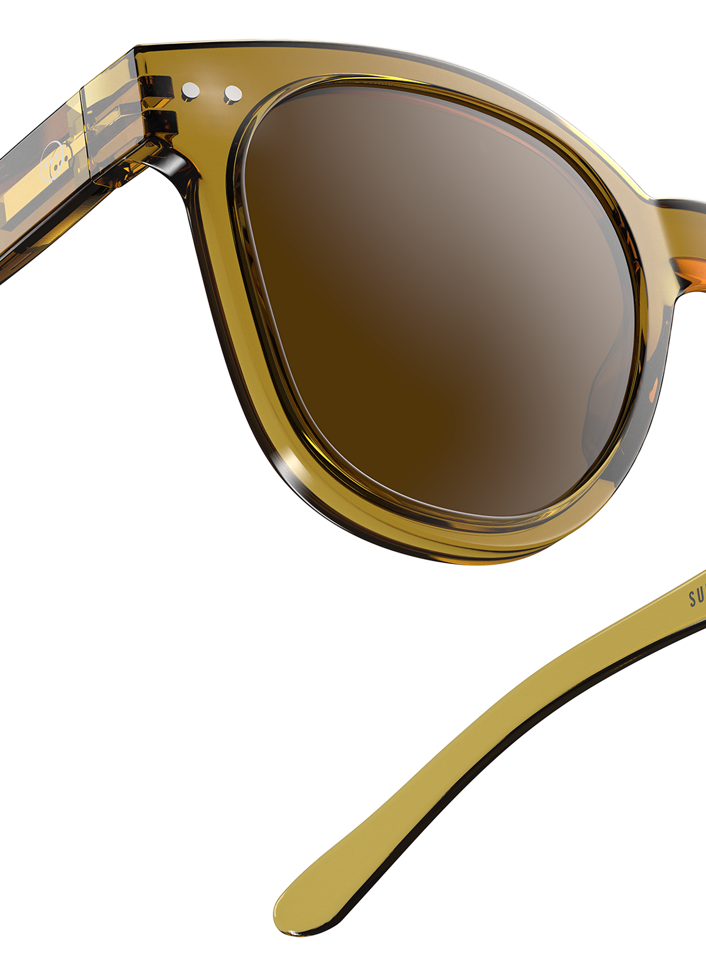 Glossy sunglasses IZIPIZI Green
