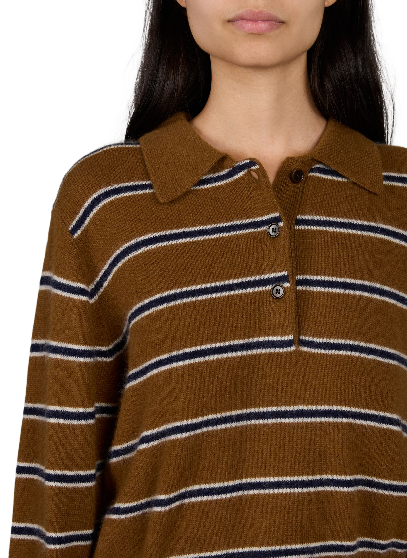 DUSSYR K1791S Striped Polo Sweater BELLEROSE Multicolour