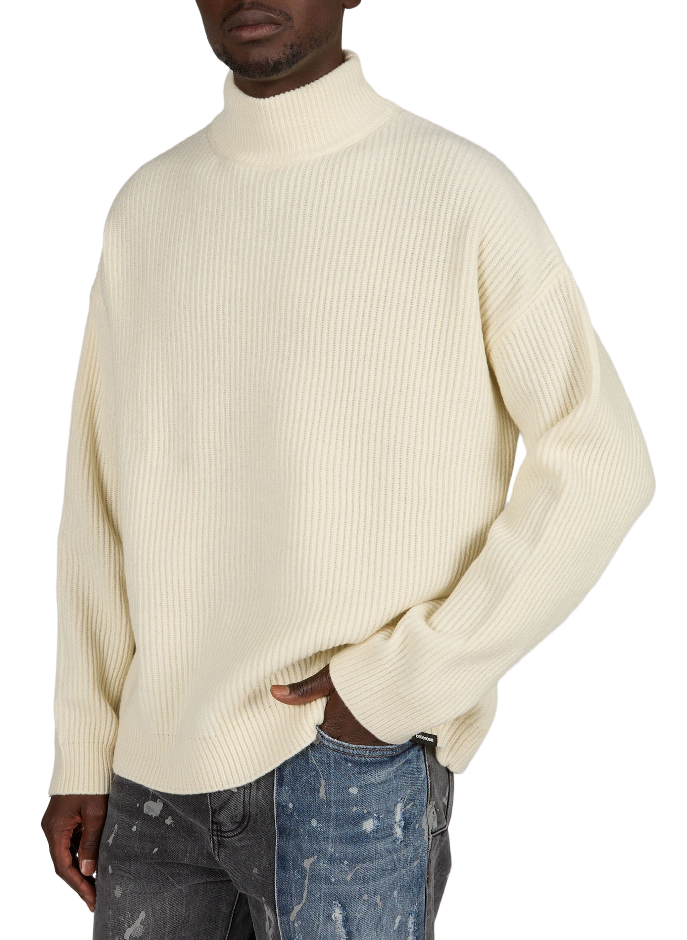 Wool high-neck jumper BELLEROSE Beige