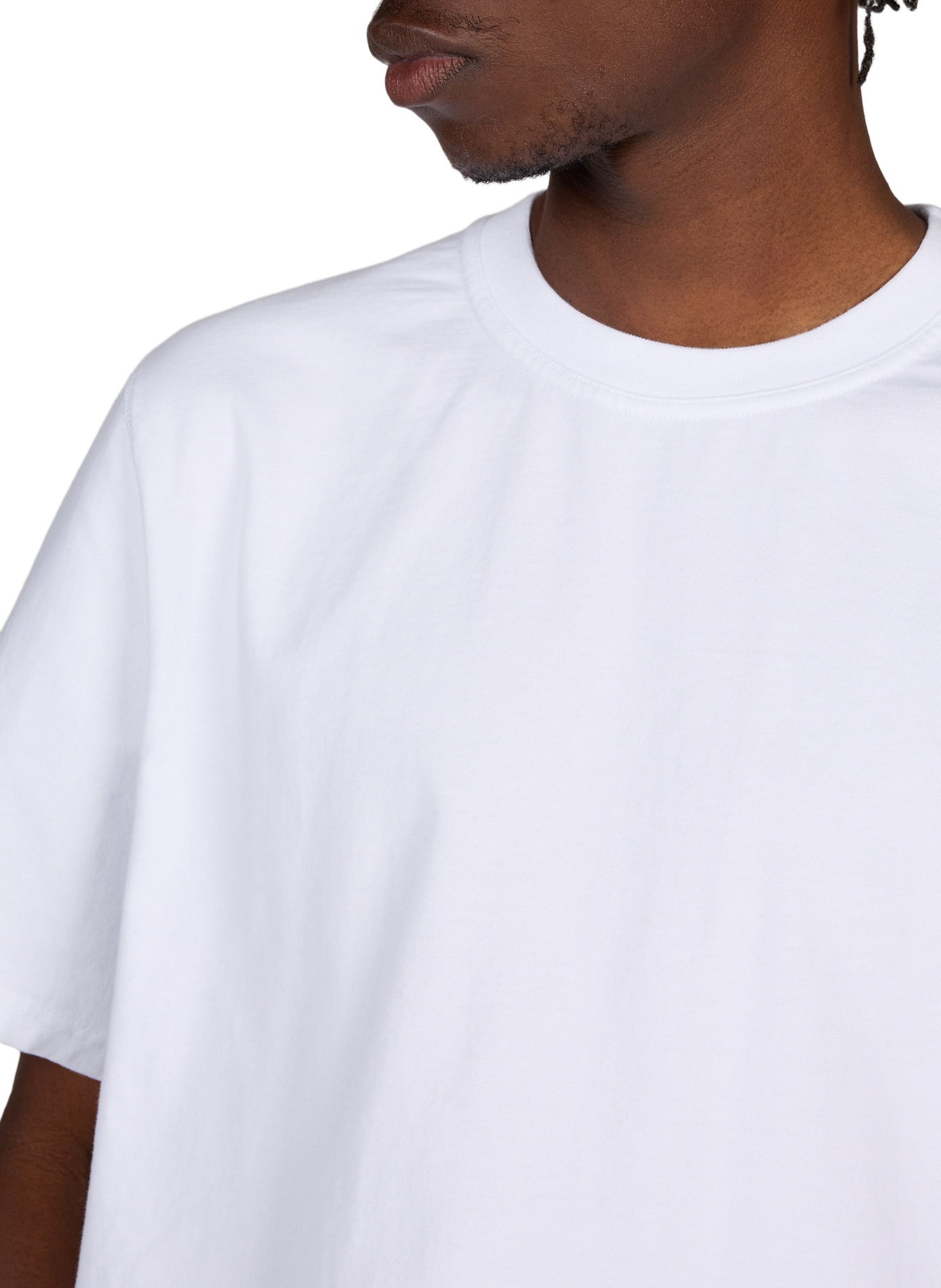 T-shirt droit col rond imprimé en coton ARTE ANTWERP Blanc
