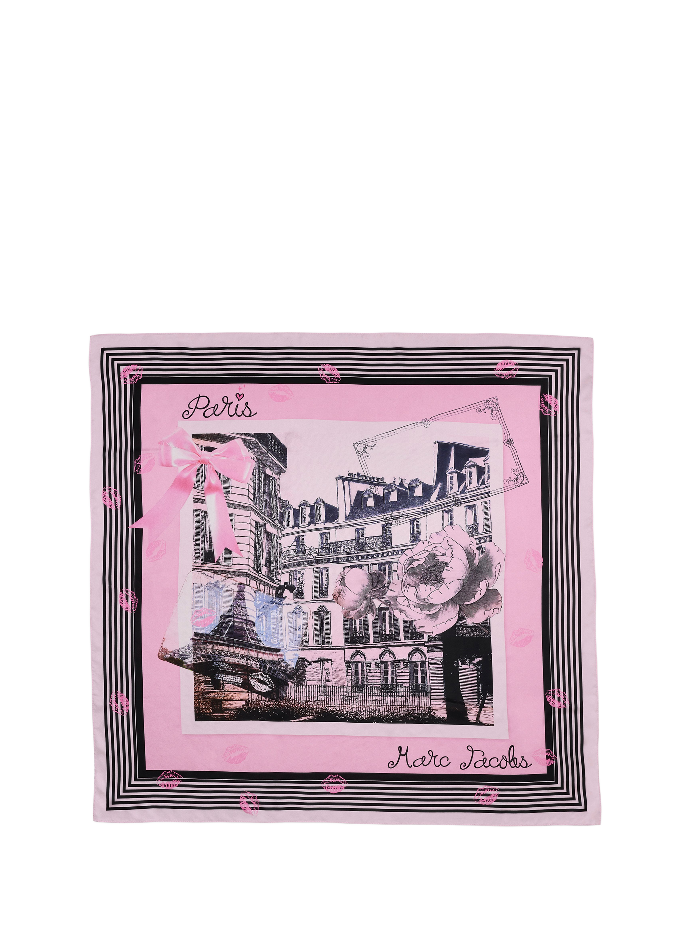 Carré de soie The City Paris MARC JACOBS Multicolore