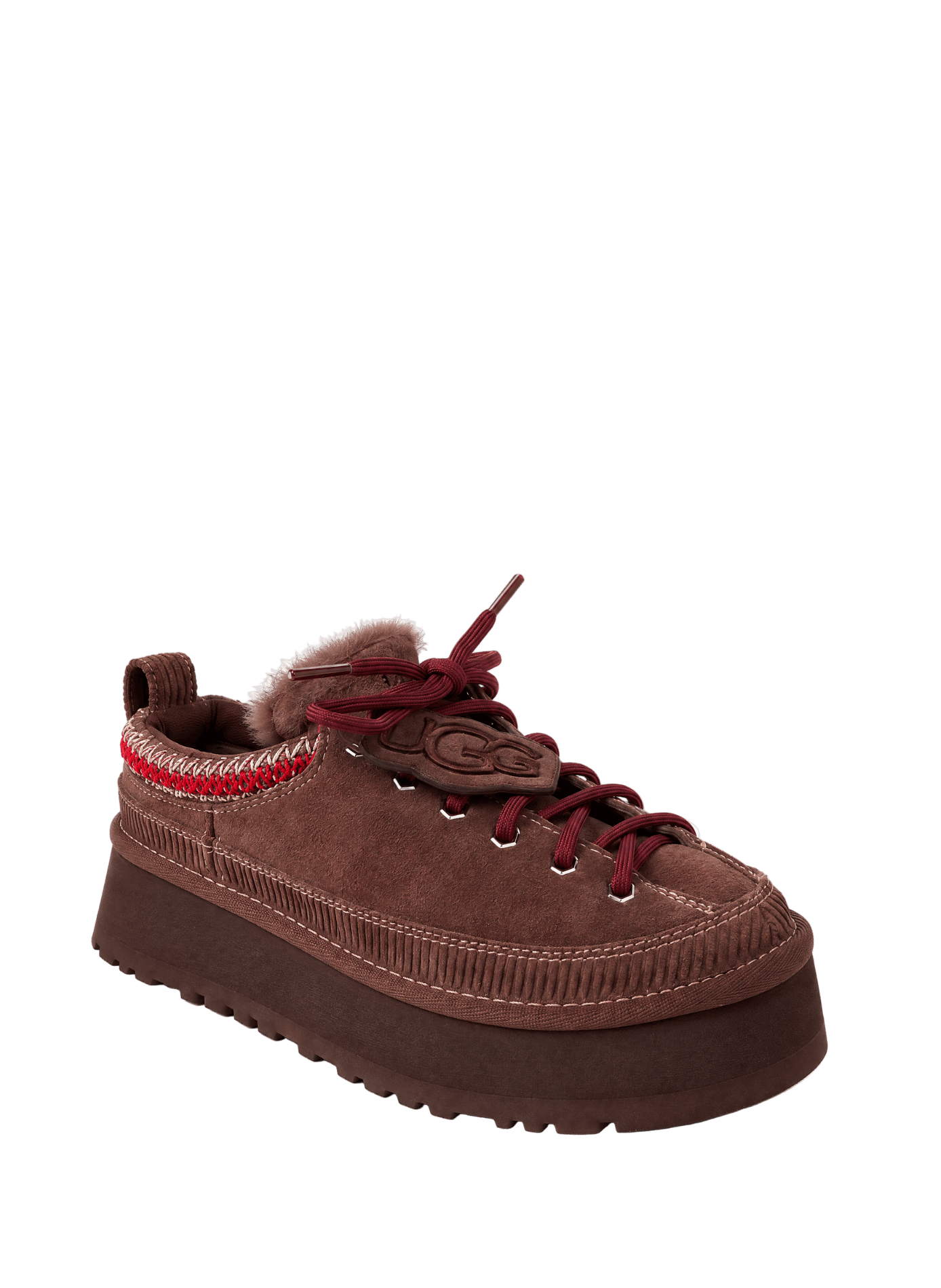 Mules à lacets en cuir  UGG Marron