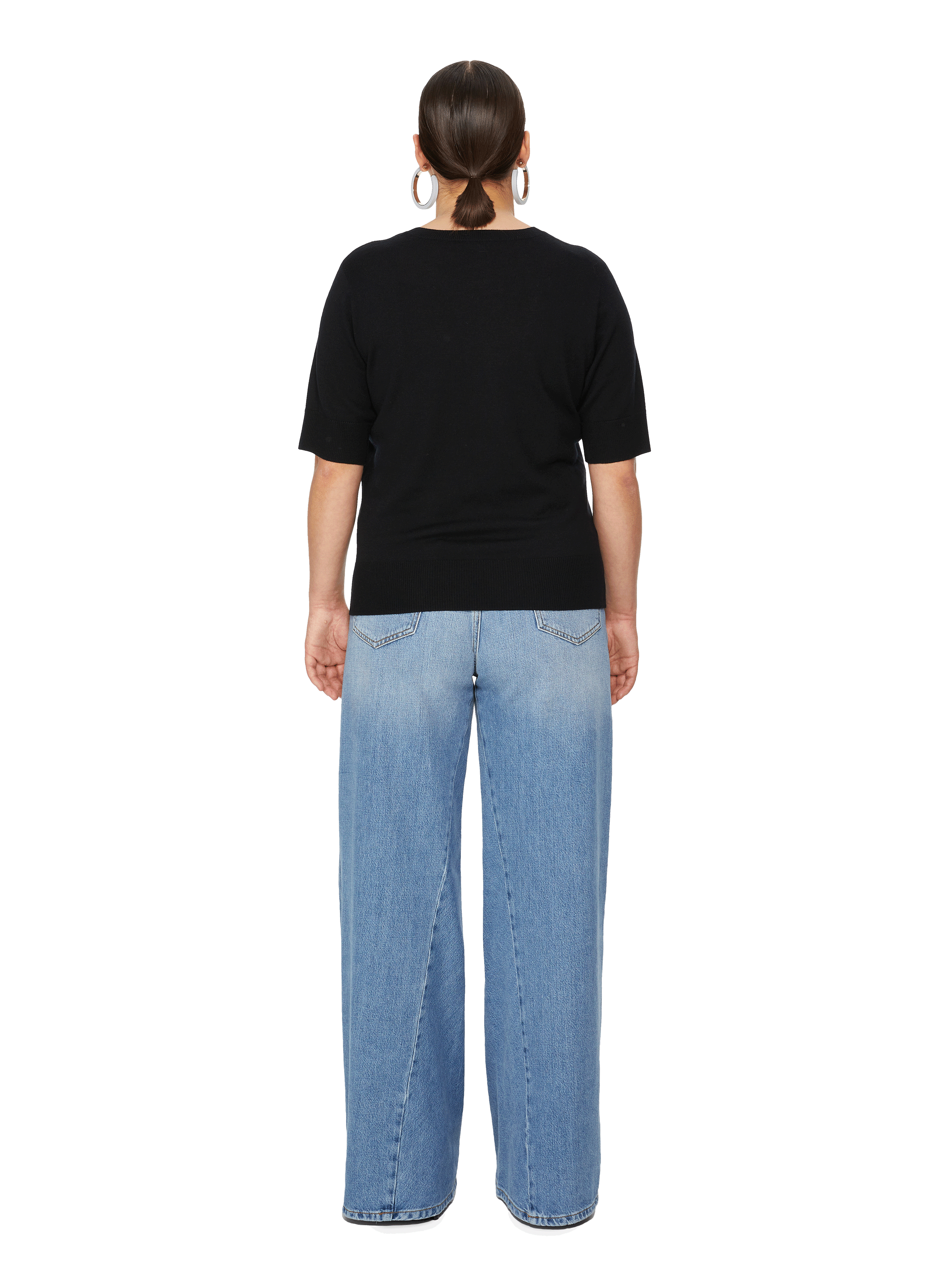 Classic merino wool jumper UNIVERSAL STANDARD Black