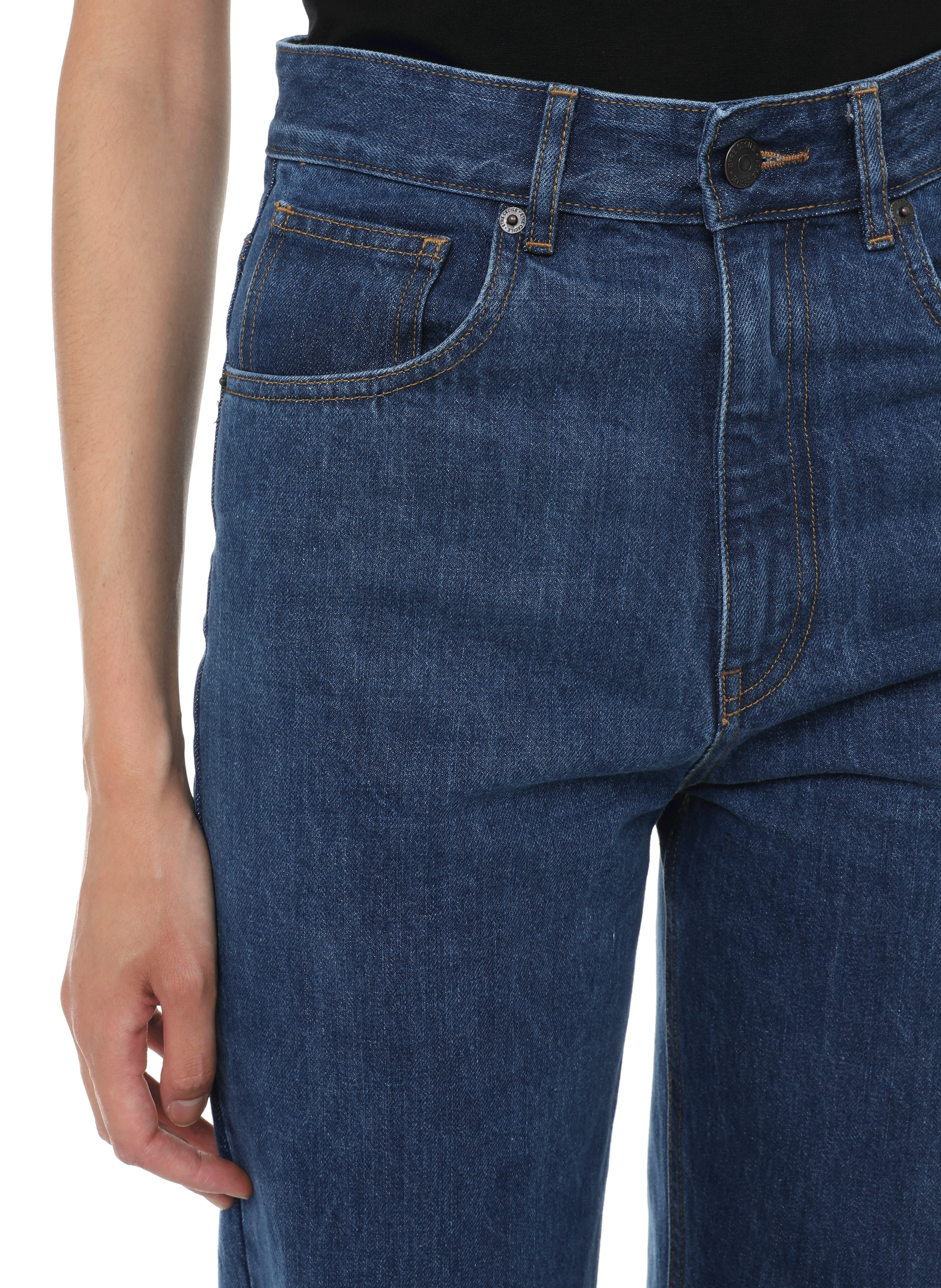 Cotton denim mom jeans ETRE CECILE Blue