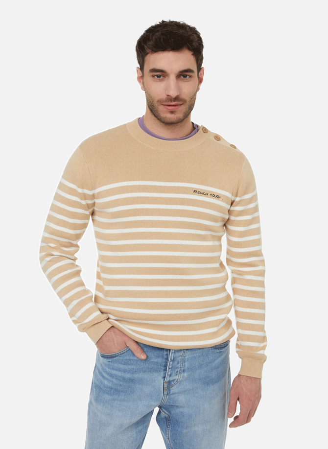 ?French Touch? striped cotton knit jumper MAISON LABICHE