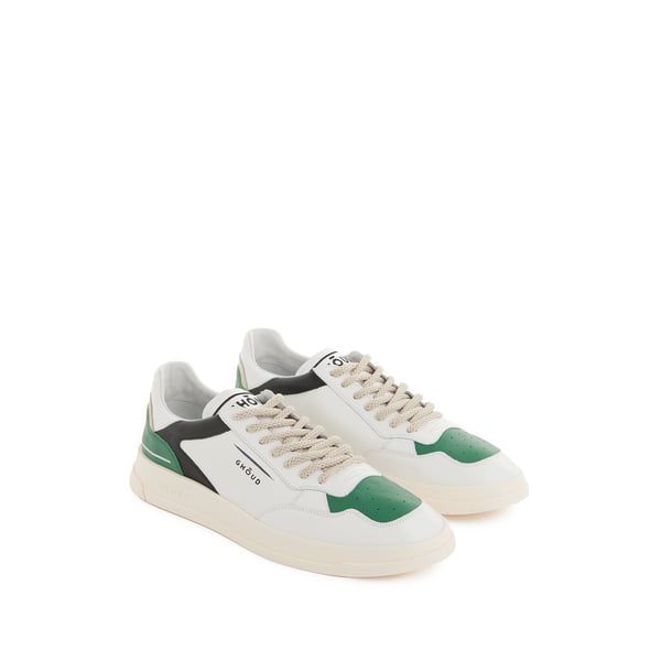 Baskets basses en cuir