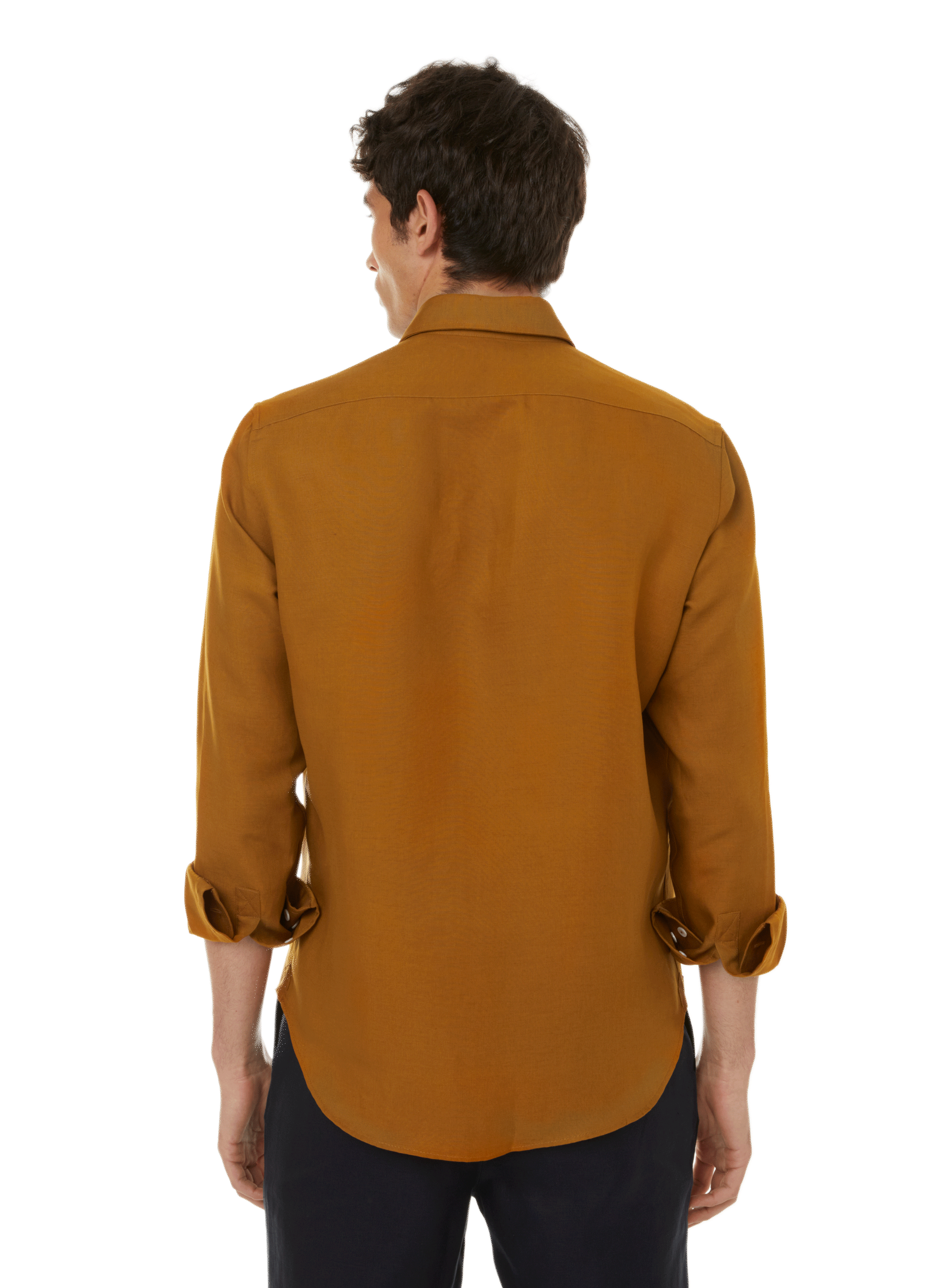 Bara linen and lyocell shirt EDITIONS 102 Brown