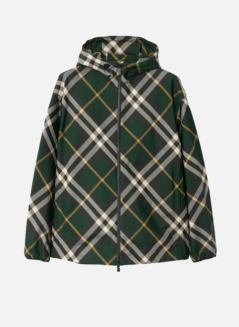 Hooded jacket GreenBURBERRY 