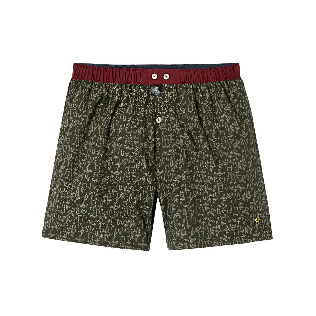 BILLYBELT Caleçon en coton biologique Vert