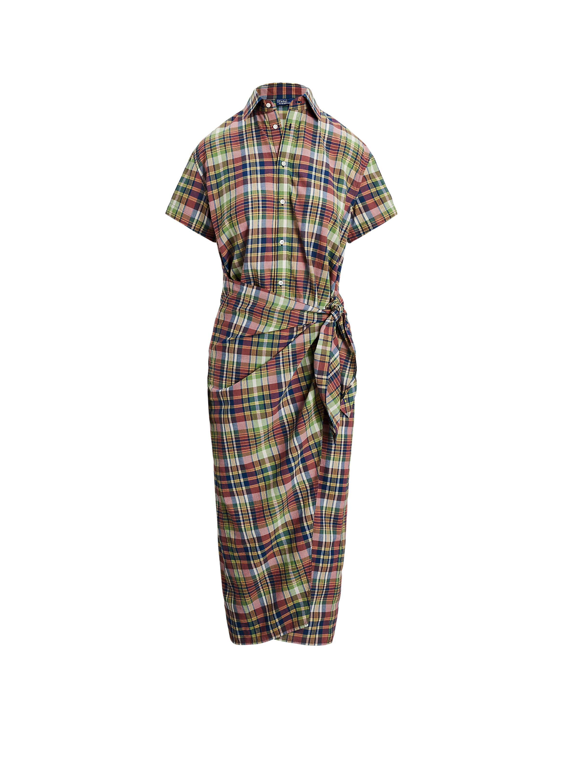 Robe chemise écossaise POLO RALPH LAUREN Multicolore