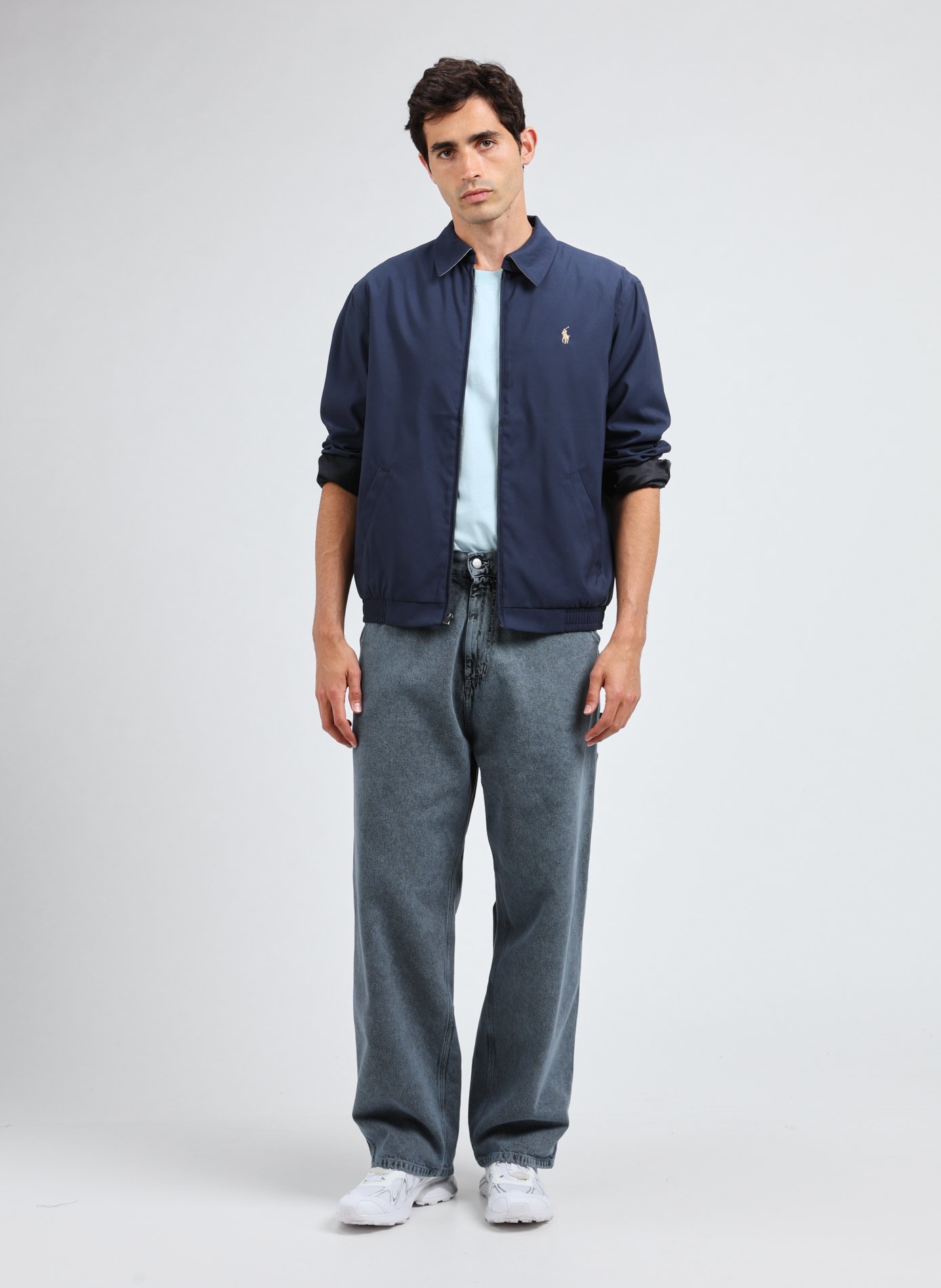 Blouson à logo POLO RALPH LAUREN Bleu