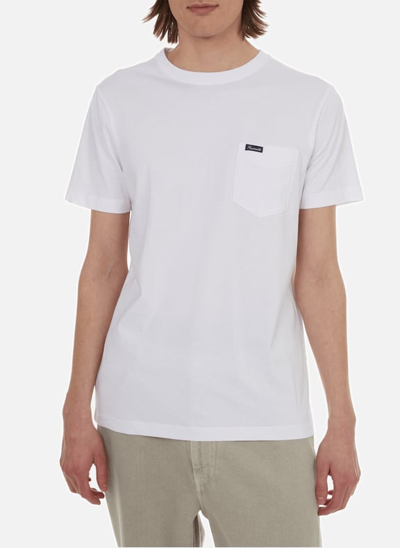 Cotton T-shirt White by FACONNABLE FACONNABLE Cotton T-shirt White
