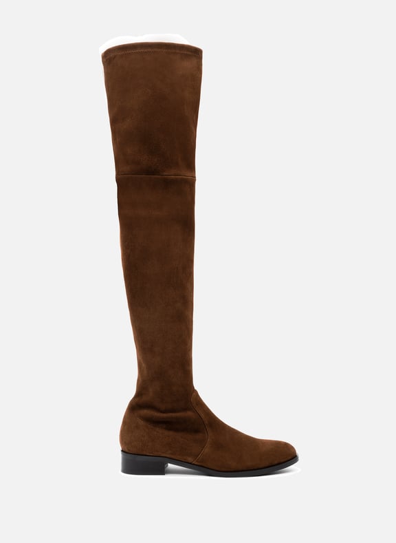 Cuissardes gloria en velours stretch Marron by PARALLELE PARALLELE Cuissardes gloria en velours stretch Marron