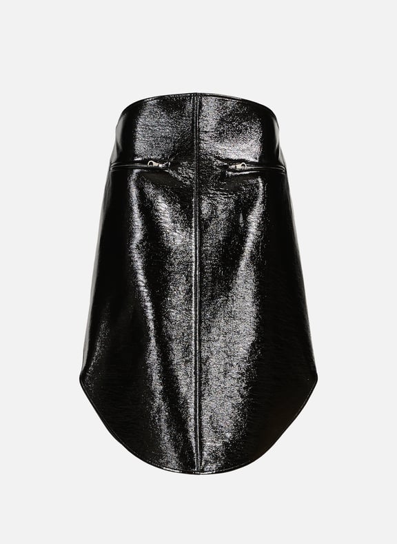 Vinyl midi skirt Black by COURRÈGES COURRÈGES Vinyl midi skirt Black