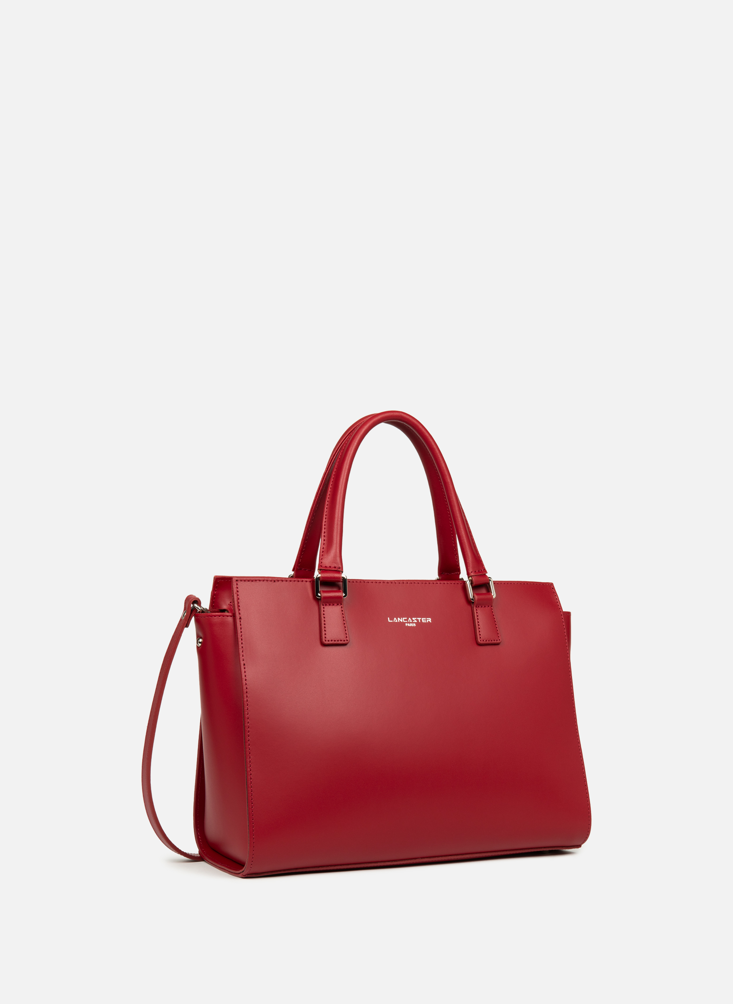 Large tote bag - Smooth LANCASTER Red