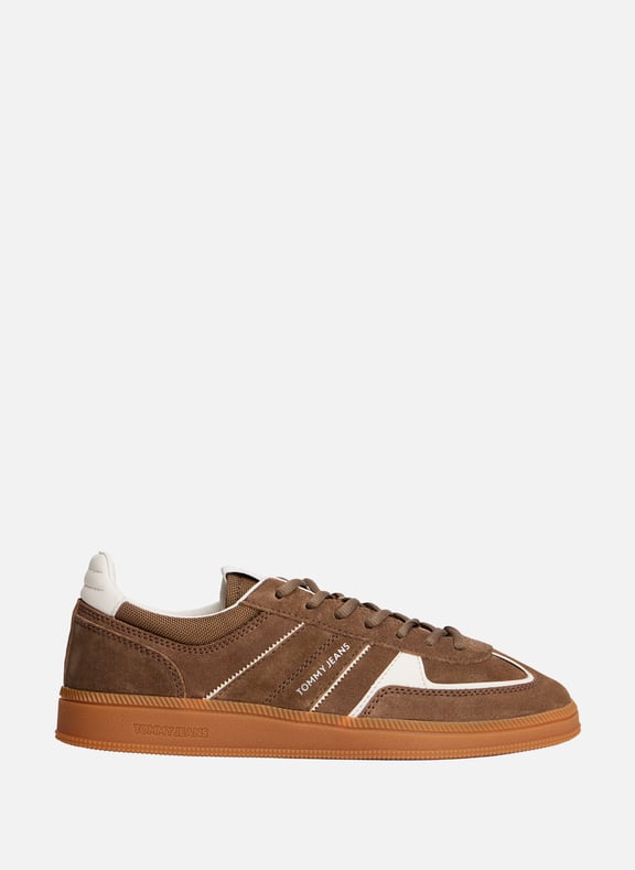The Greenwich Multitexture Suede Sneakers Pink by TOMMY HILFIGER TOMMY HILFIGER The Greenwich Multitexture Suede Sneakers Pink
