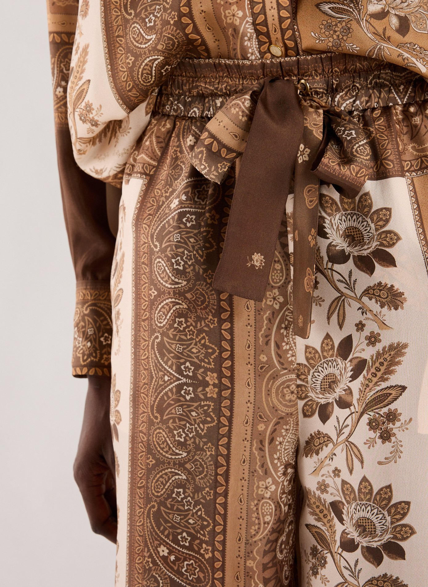 Pantalon fluide Lucky ZIMMERMANN Multicolore