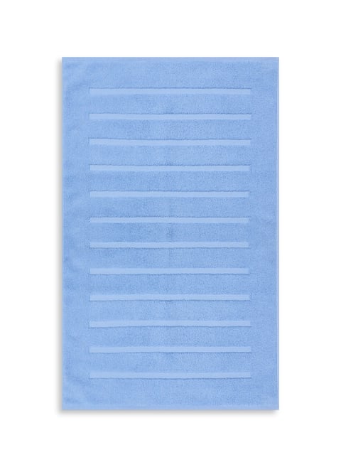 Tapis de bain en coton biologique BleuAU PRINTEMPS PARIS Tapis de bain en coton biologique BleuAU PRINTEMPS PARIS