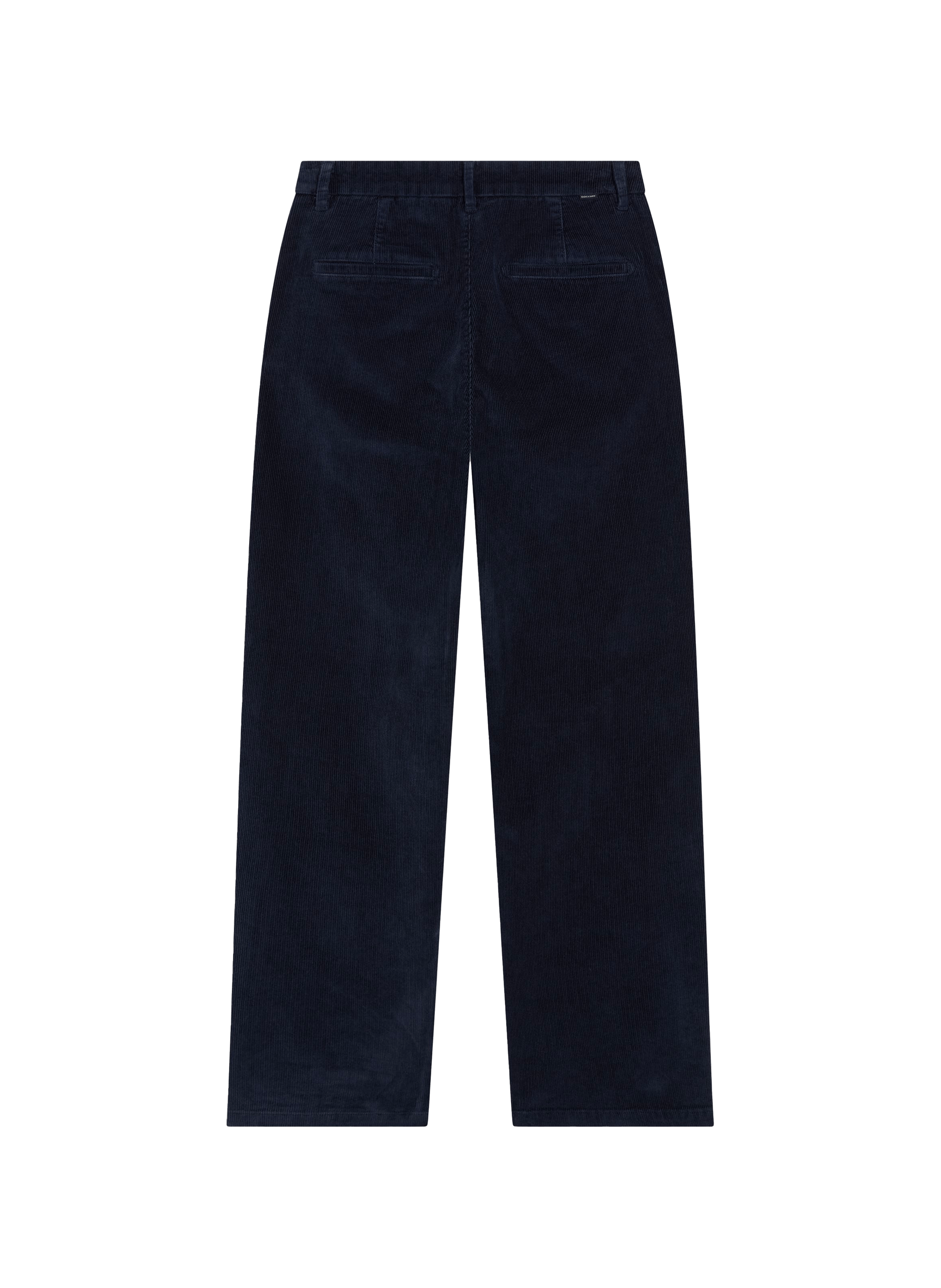 Pantalon droit en coton DOCKERS Bleu