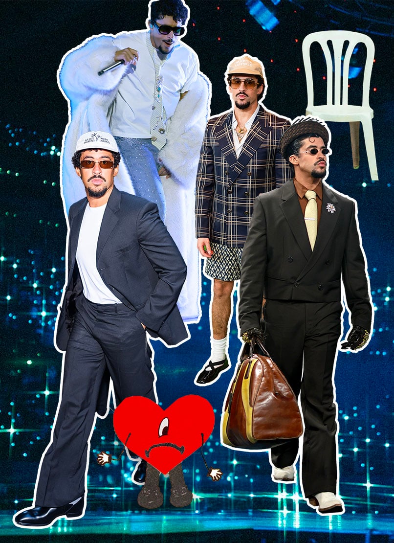 Bad Bunny looks mode 