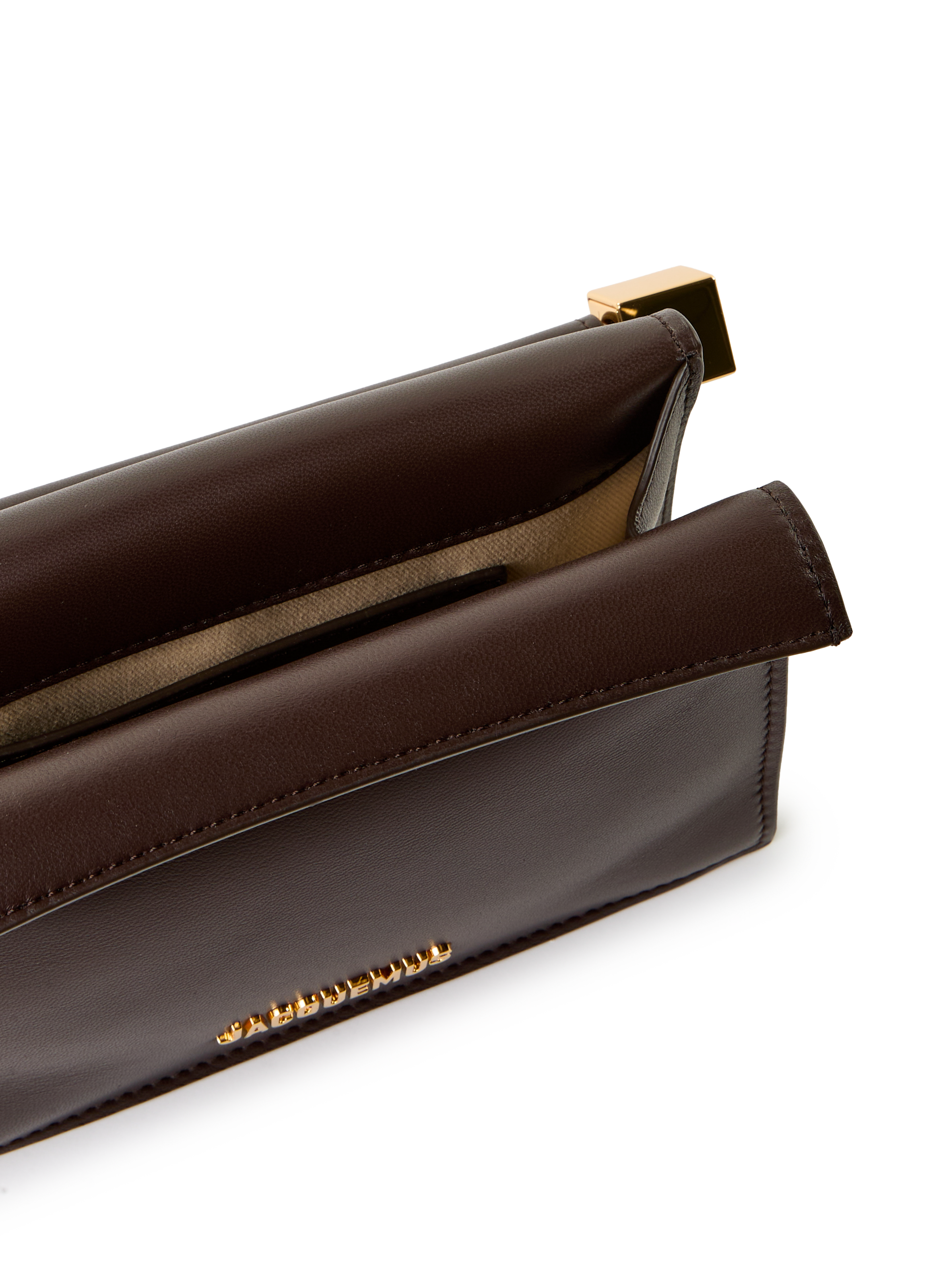  La Petite Pochette Rond Carré clutch  JACQUEMUS Brown