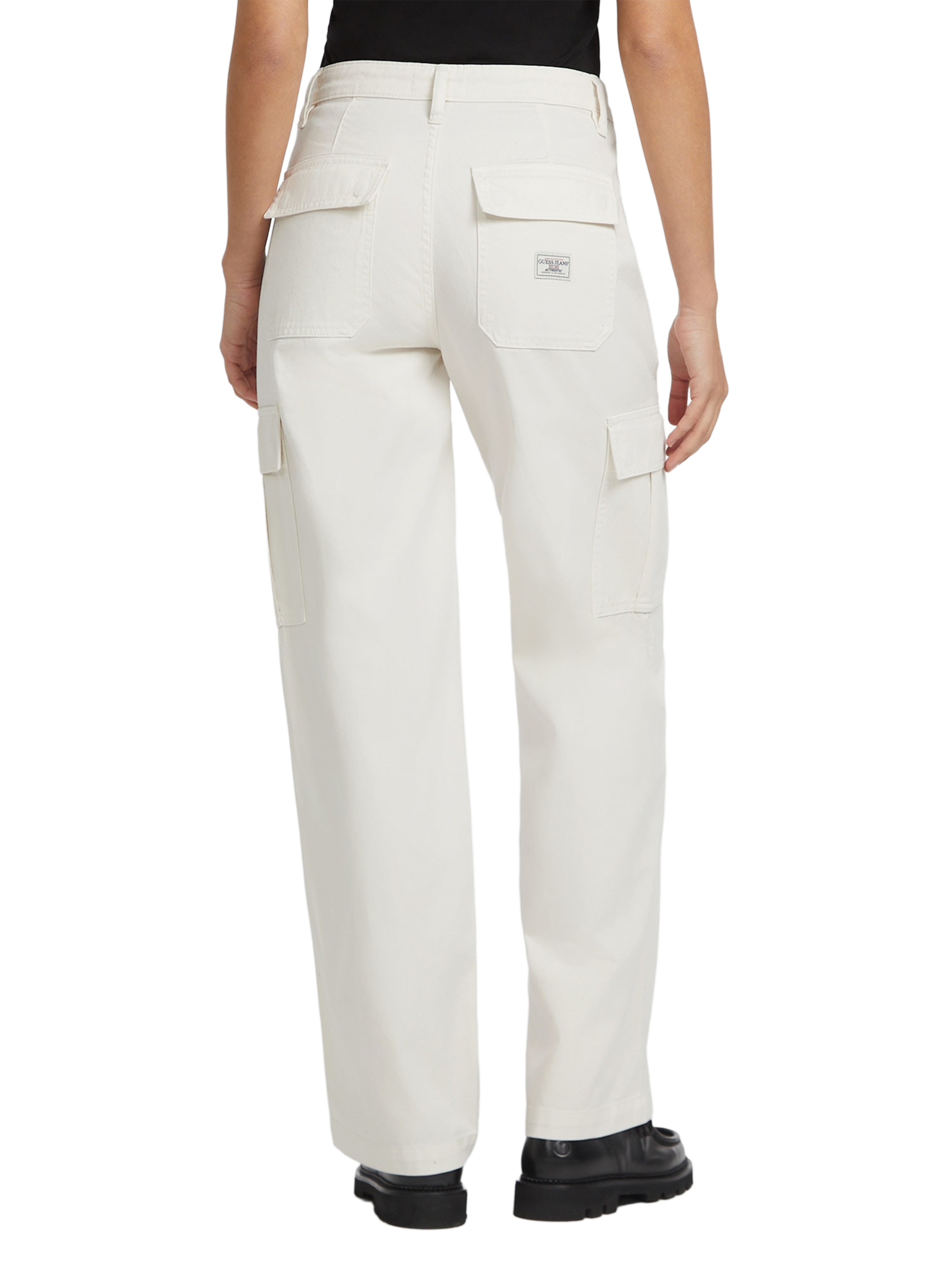 Cotton Cargo Pants GUESS Beige