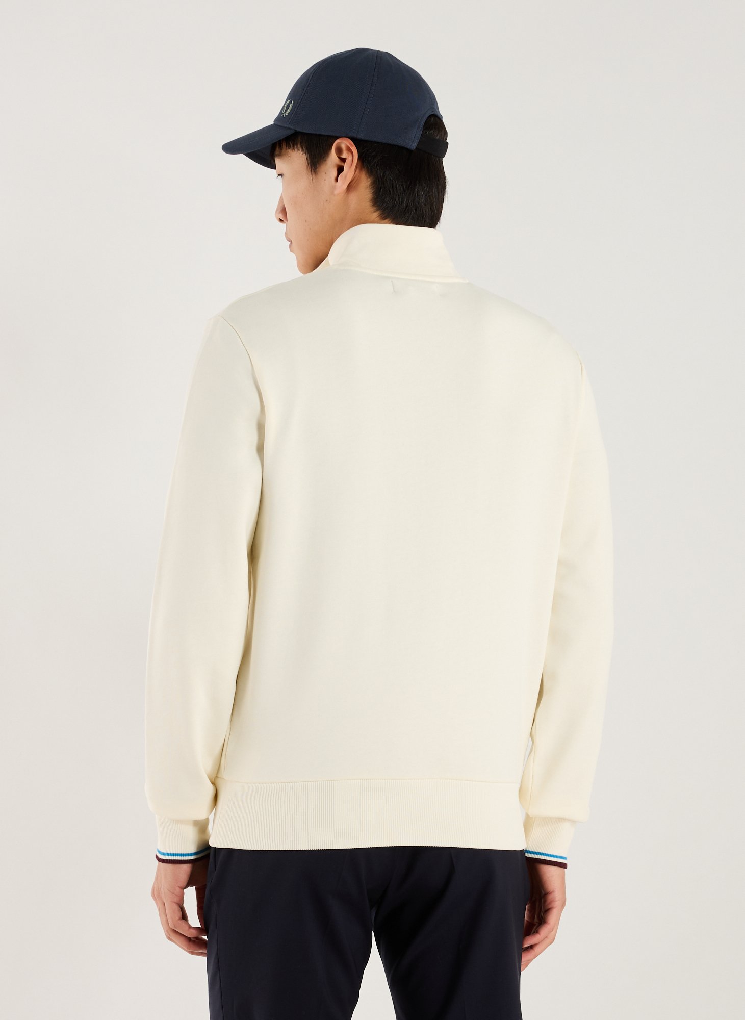 Cotton sweatshirt FRED PERRY Beige