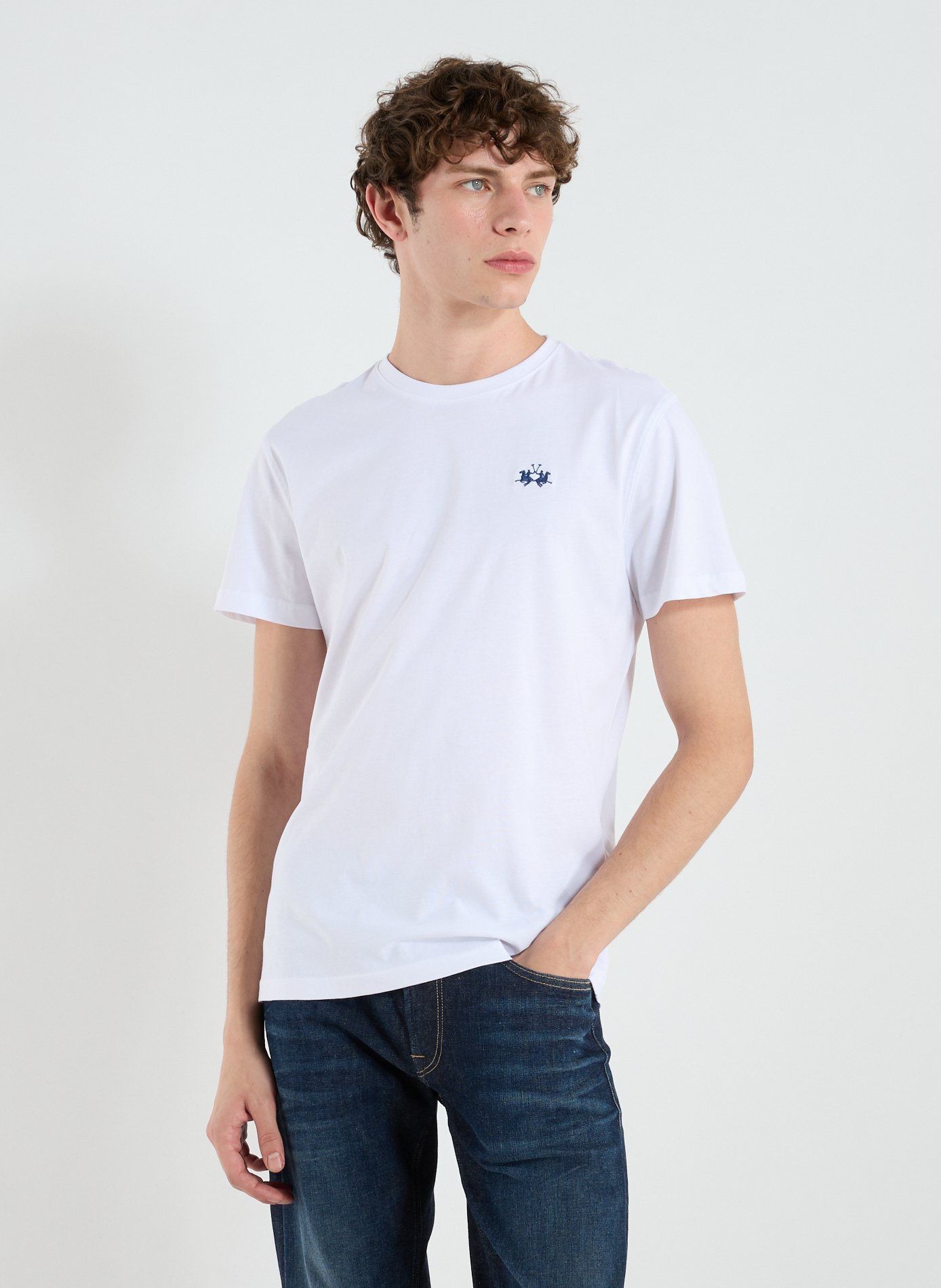 LA MARTINA T-shirt en coton Blanc