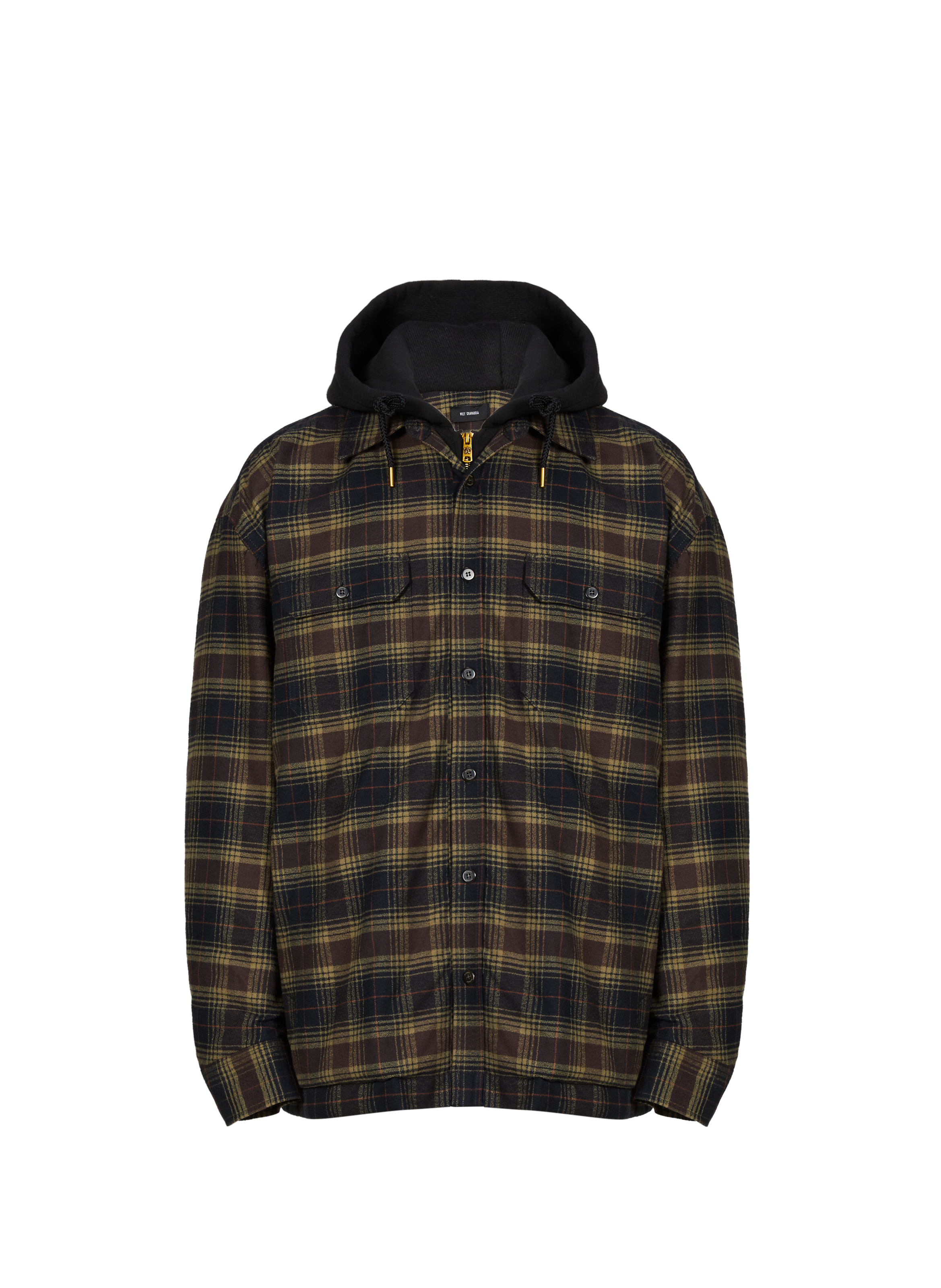 WILLY CHAVARRIA Surchemise large à carreaux en coton Multicolour