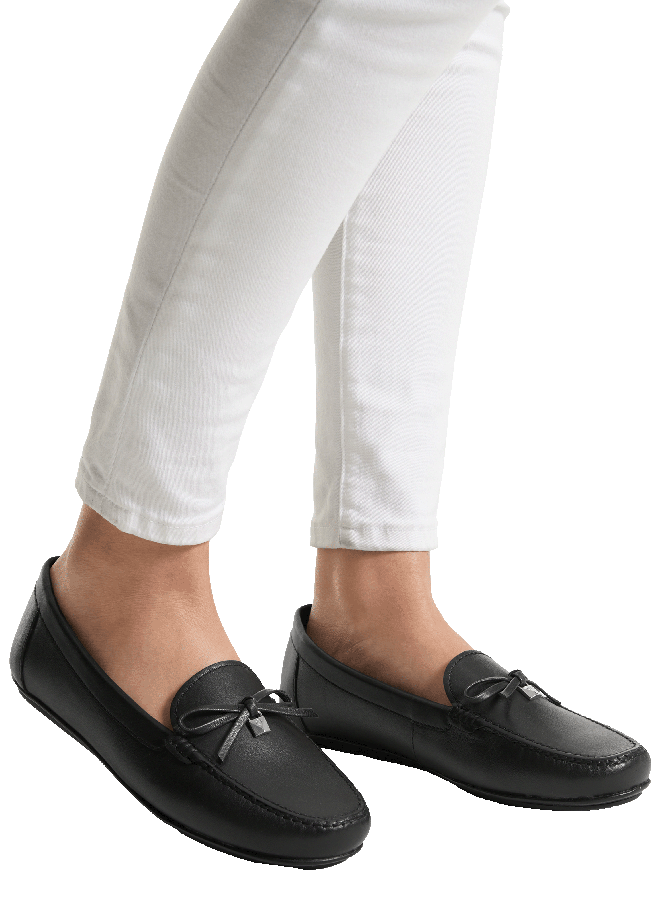 Mocassins Juliette en cuir de mouton MICHAEL KORS Noir