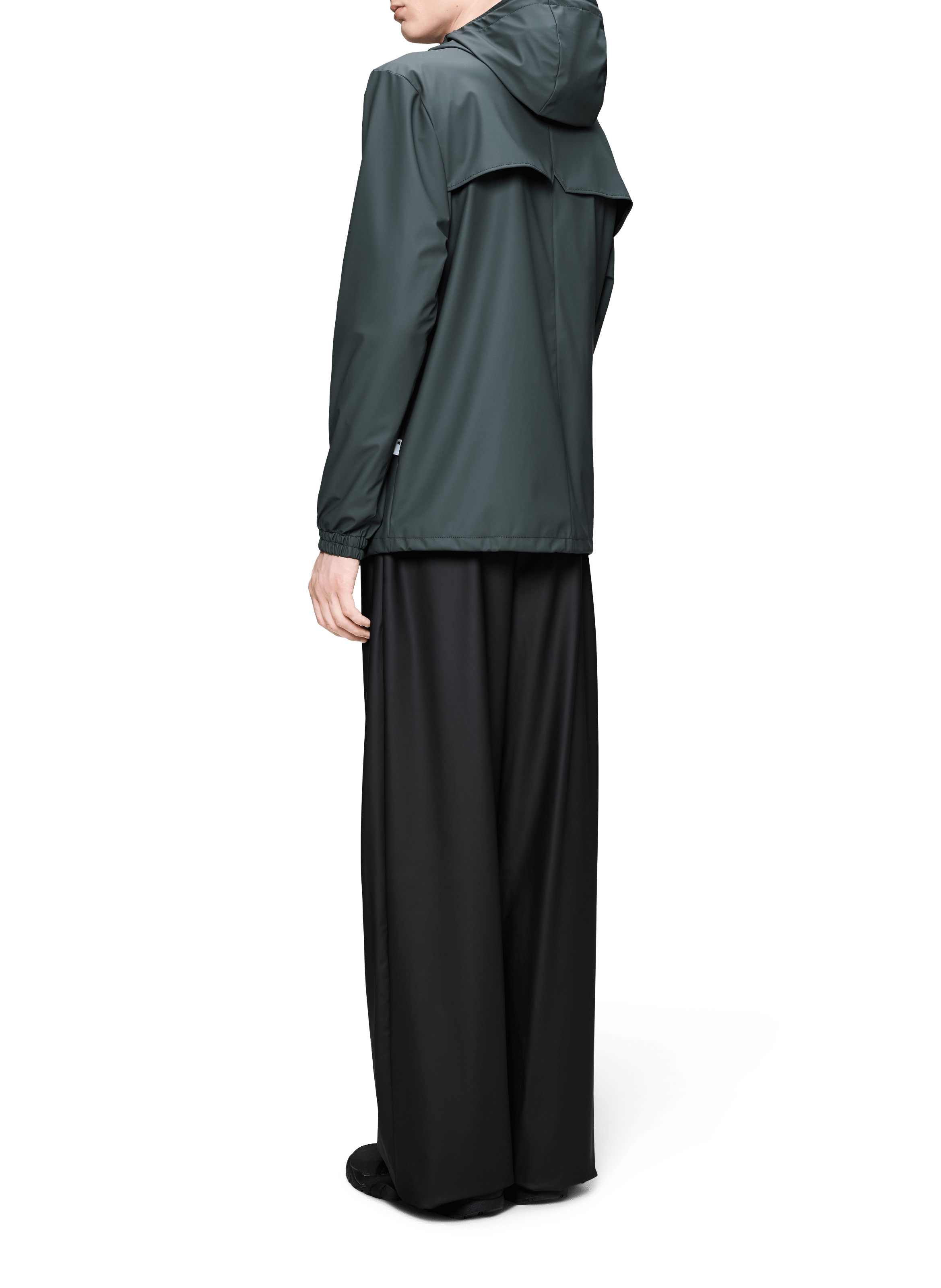 Veste imperméable à capuche RAINS Gris